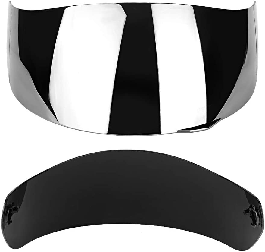 Helmet Lens Shield, Strong Scratch Resistant Full Face Helmet Visor anti Fog for Motorcycles Replacement for AGV K5 K5-S K3 SV K1(Silver) image number 5