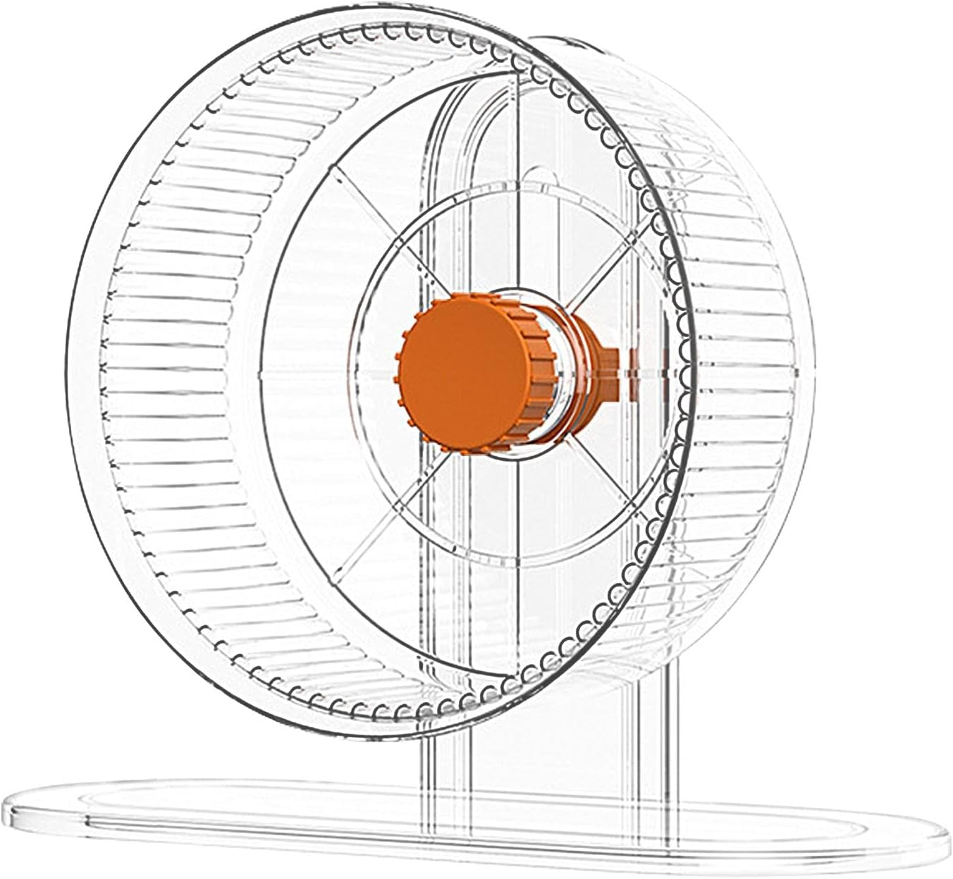 Quiet Hamster Wheel - Silent Hamster and Chinchilla Wheels | Cage Accessories, Small Animals Running Wheels, Guinea Pigs Exercise Toys for Hamster, Ferret, Chinchilla