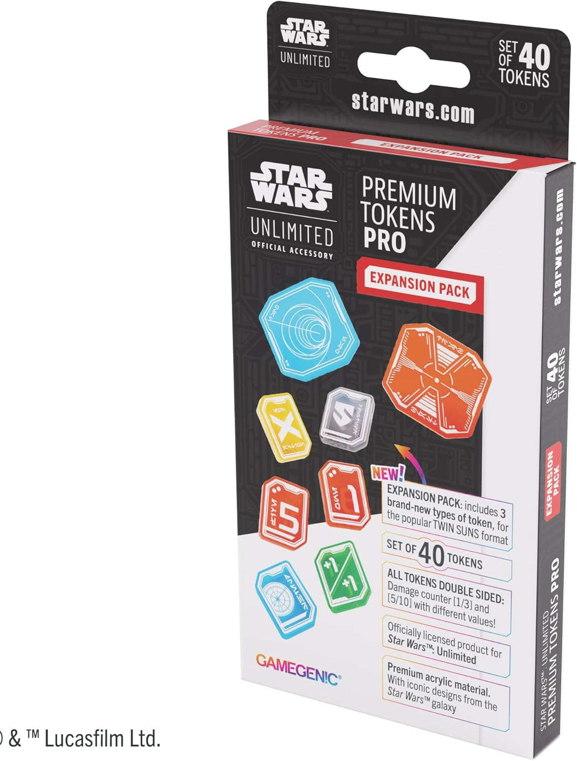 Gamegenic Star Wars Unlimited Premium Tokens PRO Expansion Pack image number 2
