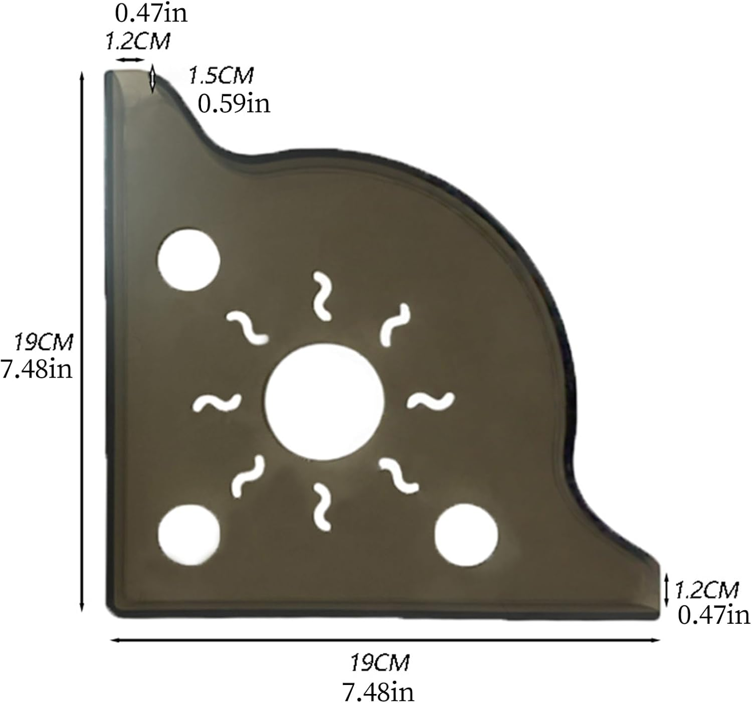 Bvizyelck Aquarium Corner Plant Holder - Modern Multi-Functional,Fish Tank Top Corner Shelf,For Balcony Meeting Room Living Room Bedroom Pet Lovers Urban Dwellers image number 3