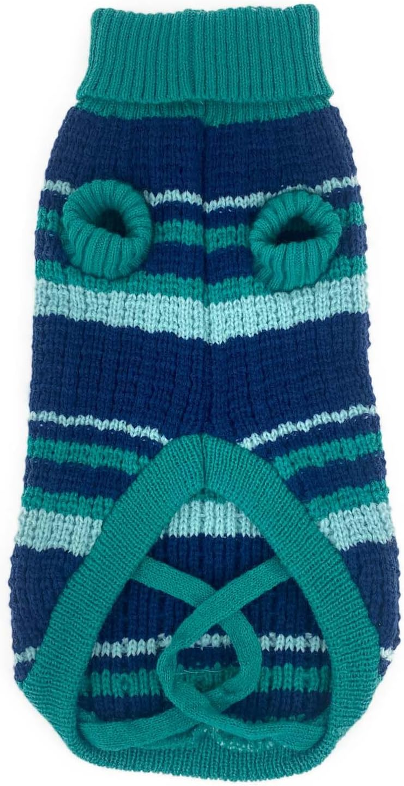 Huskimo Dog Jumper Ski Lodge Green 40Cm &ndash; Soft Dog Sweater, Stretch Fit, Machine Washable, Winter Dog Clothing image number 6