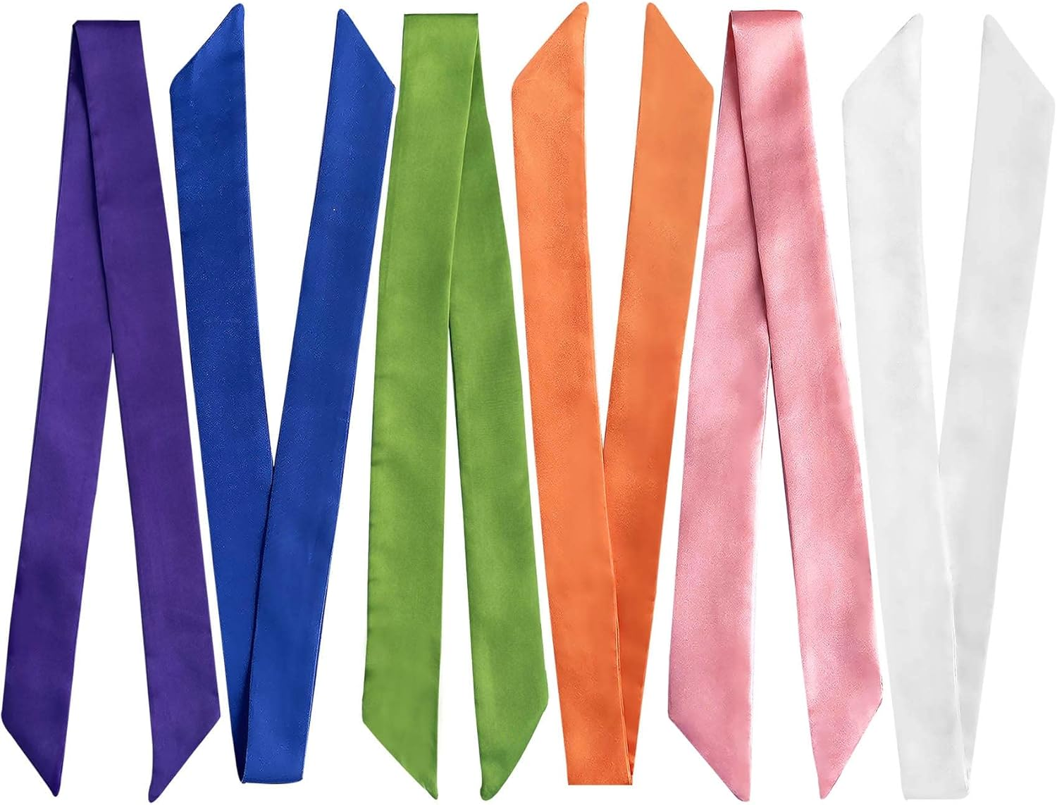 2/6/10Pack Scarf Bags for Women Handbag Scarfs Band Hair Neck Scarves Fashion Gifts