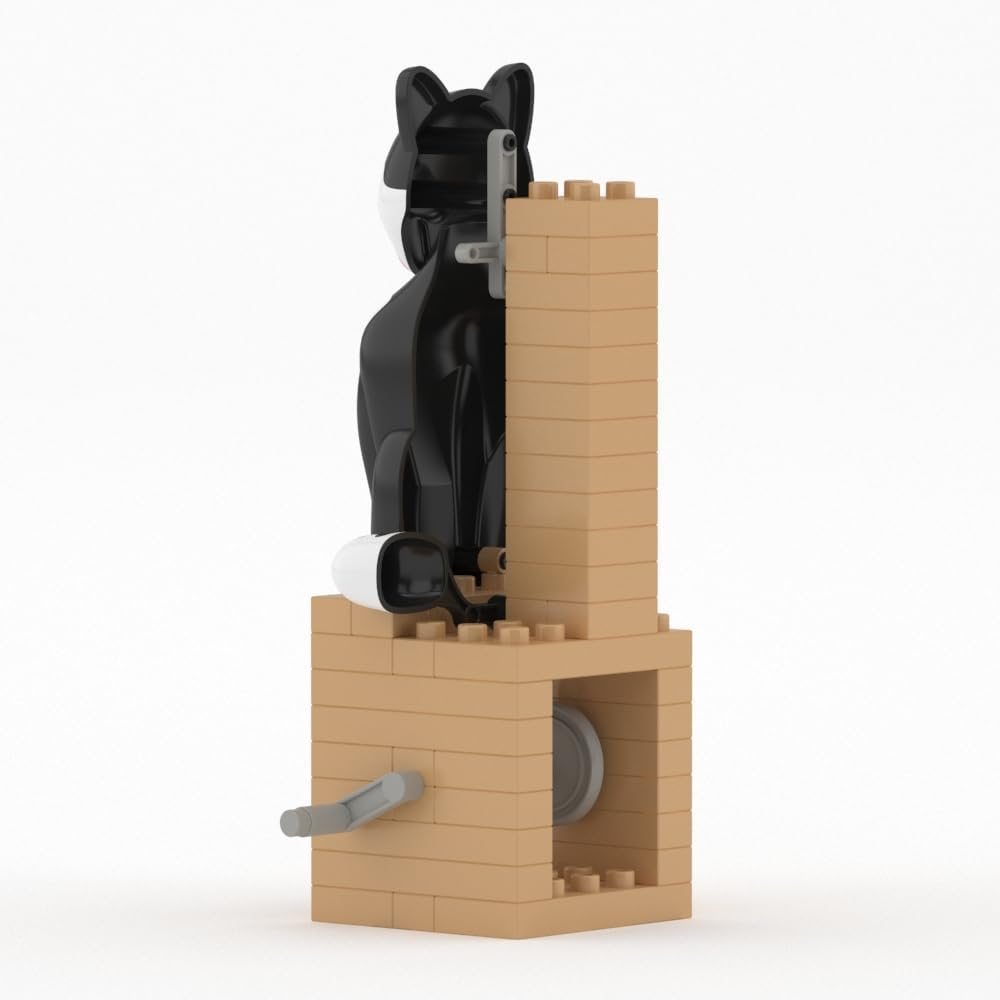 JEKCA Yellow Shiba Inu | Automata Series | Plastic Building Blocks | Age 14+ image number 5