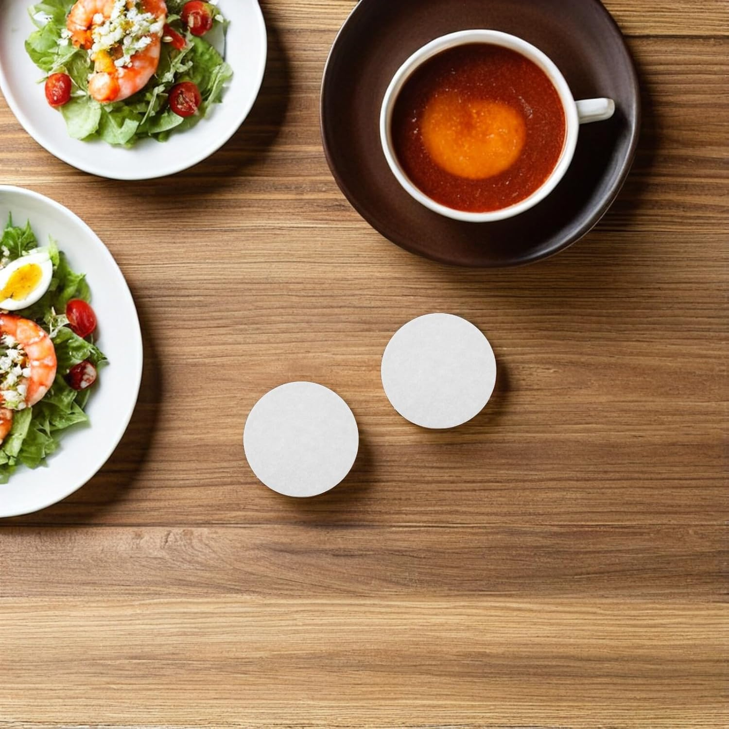 HOODANCOS 600Pcs Coffee Filter Papers round Disposable Filters for Espresso and Drip Coffee Makers Fit Quick Cleanup Brewing Accessory