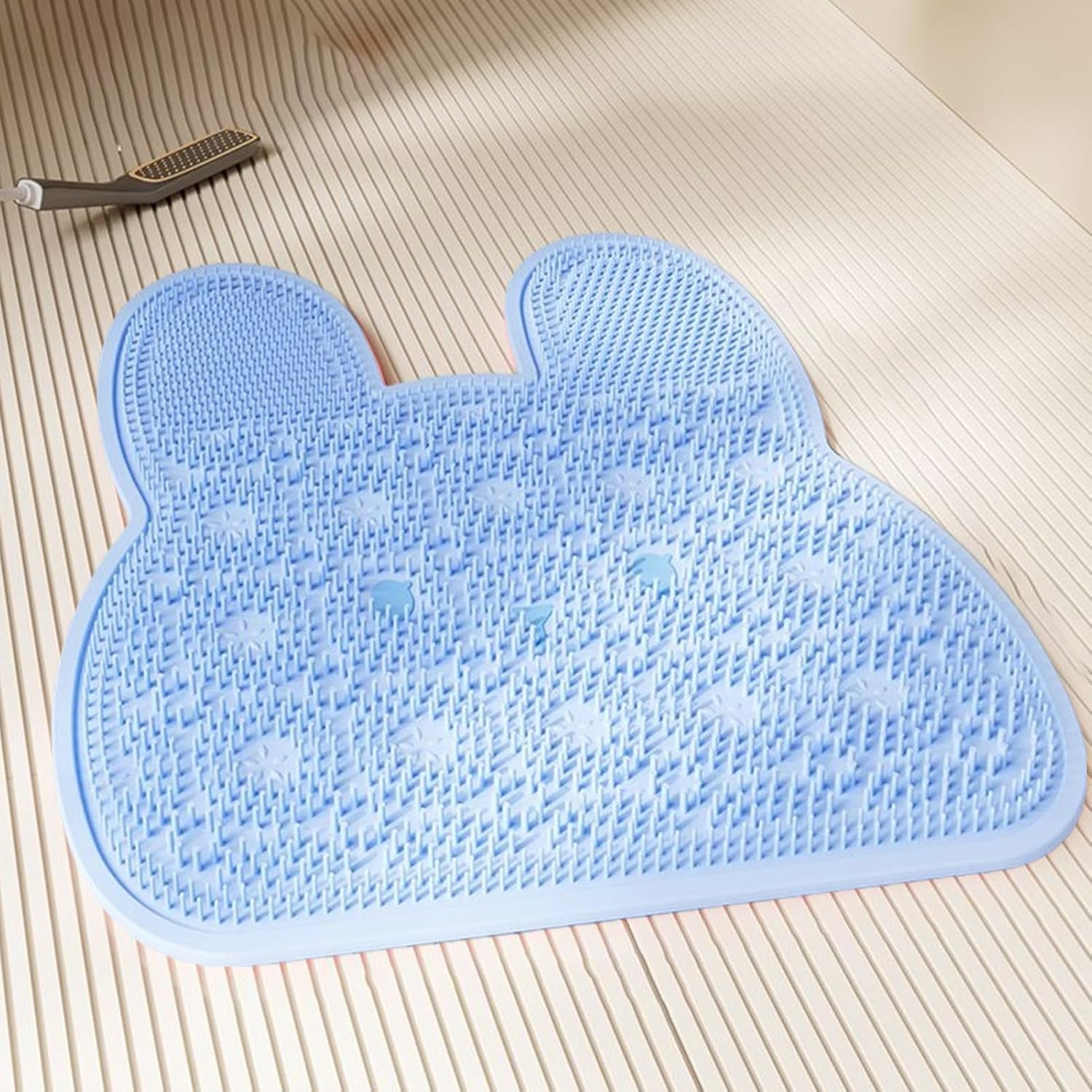 Back Scrubber for Shower,Silicone Wall Mounted Cleaner - Silicone Shower Foot Brush Pad,For Massage Cleaning Men Women Kids Family Home Bath Tub Floor Apartment Dorm image number 1