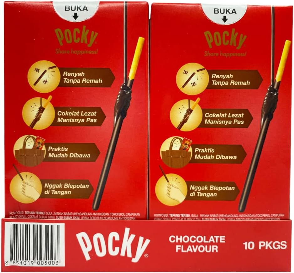 Pocky Chocolate Sticks 47G*10 Tray