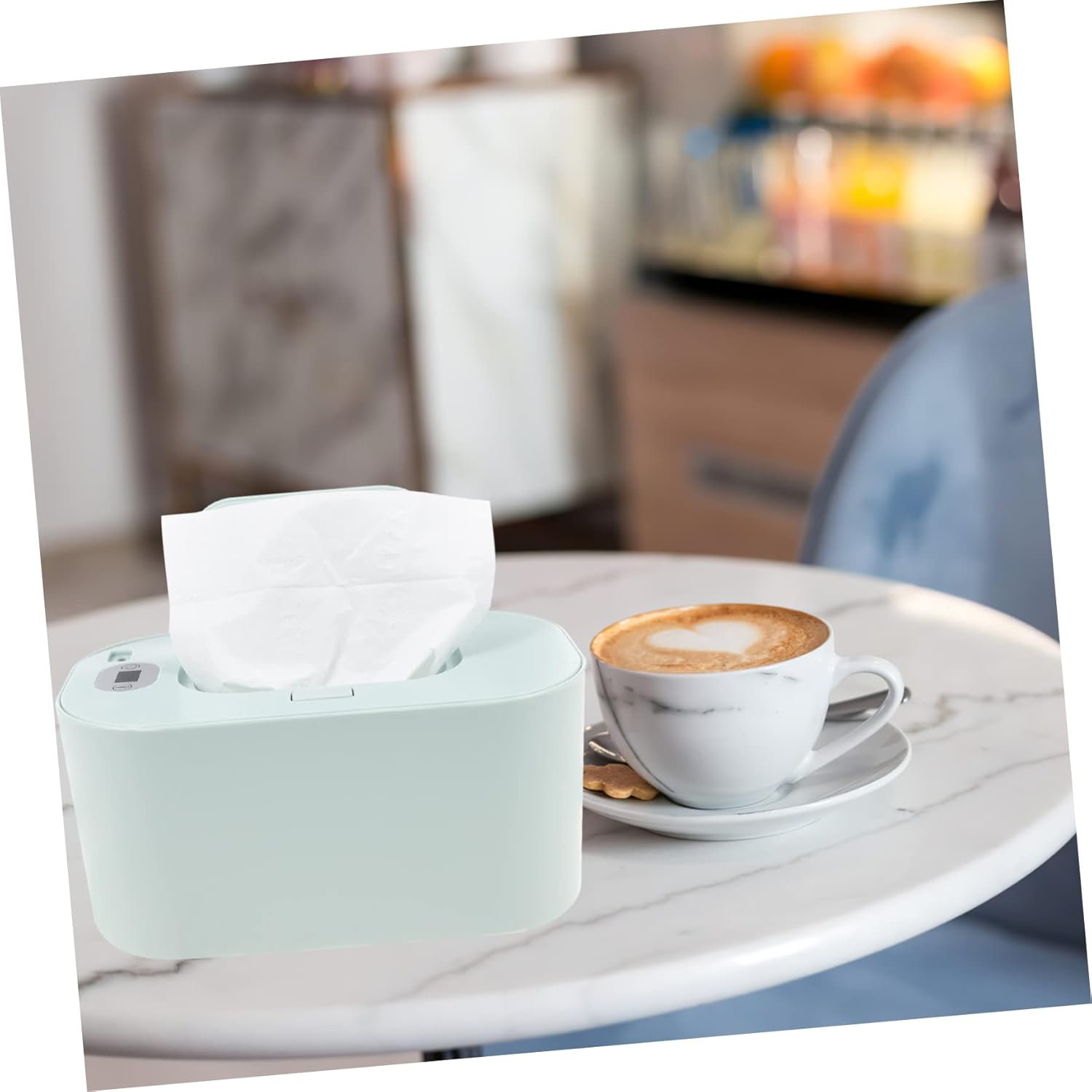 Portable Wipe Warmer USB Wipe Warmer Tissue Dispenser for Home Car Travel Use Wet Tissue Function image number 2