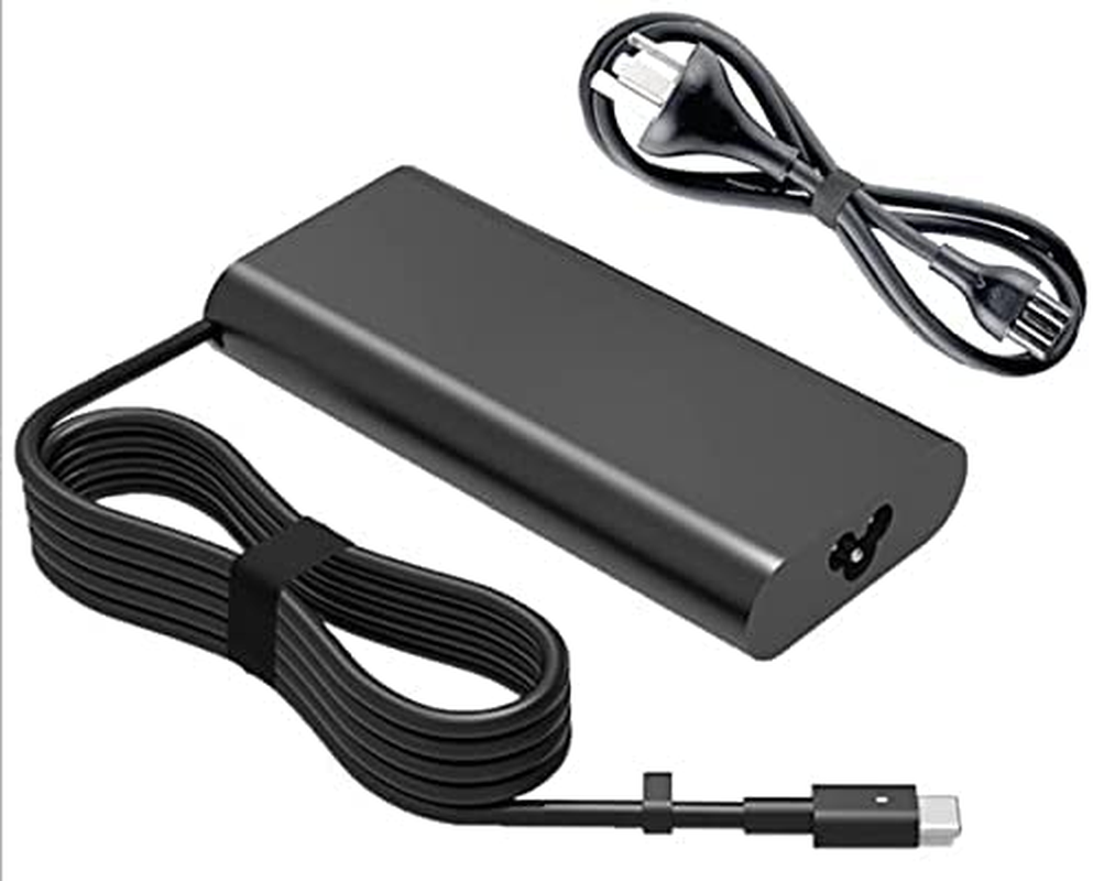 130W USB C Charger, 20V 6.5A 130W USB Type C Power Adapter, Compatible with Dell XPS 15 XPS 9570, XPS 9575, Lenovo, Asus ROG Gaming Laptop and More, P/N 0K00F5 HA130PM170 image number 1