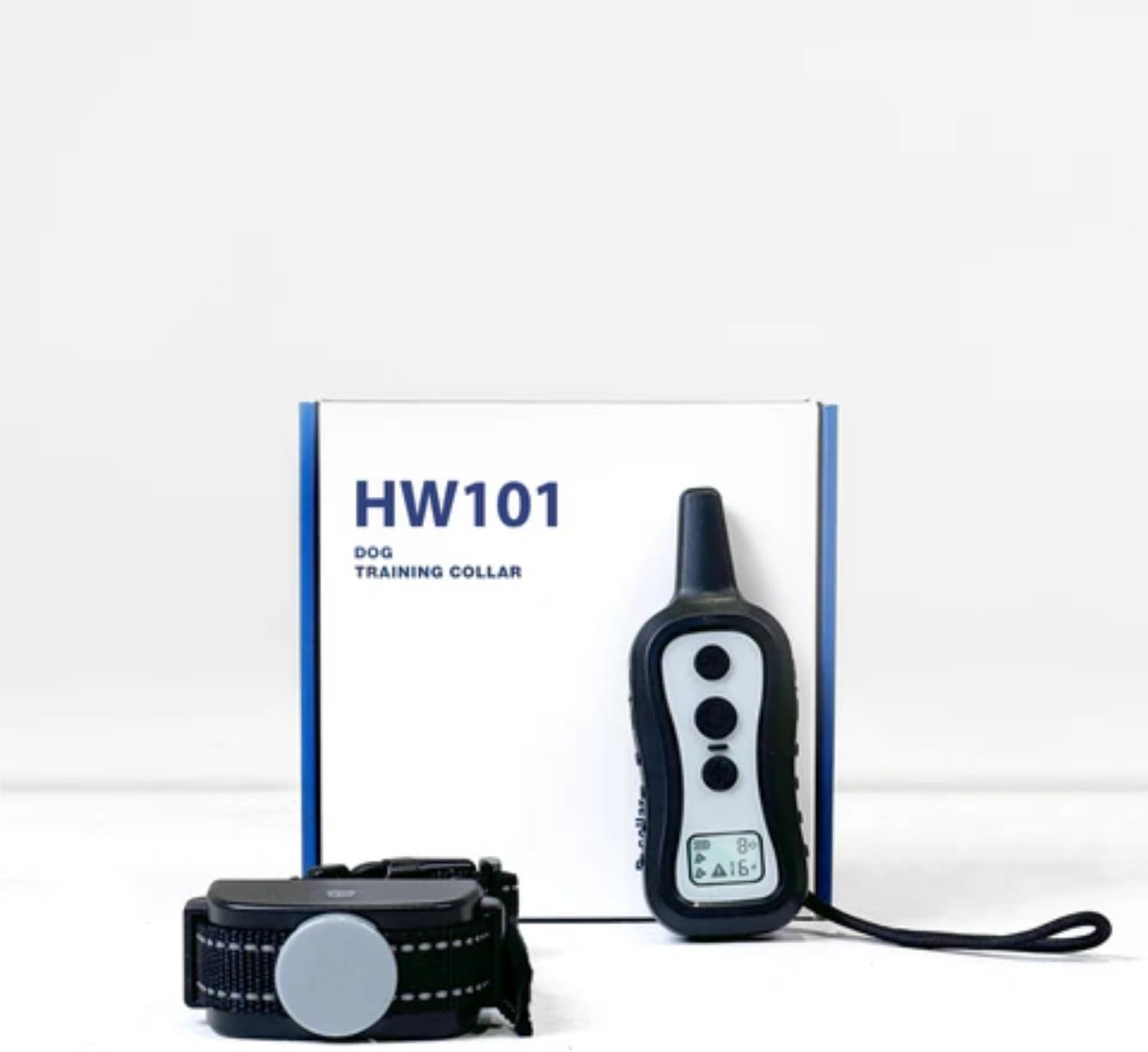 HW101 Remote Dog Training Collar (1 Dog) with Beep Tones, Vibration, Shock, Waterproof, Safe anti Barking Device for Dogs, Dog Bark Collar for Small Medium Large Dogs, Black & Grey image number 4