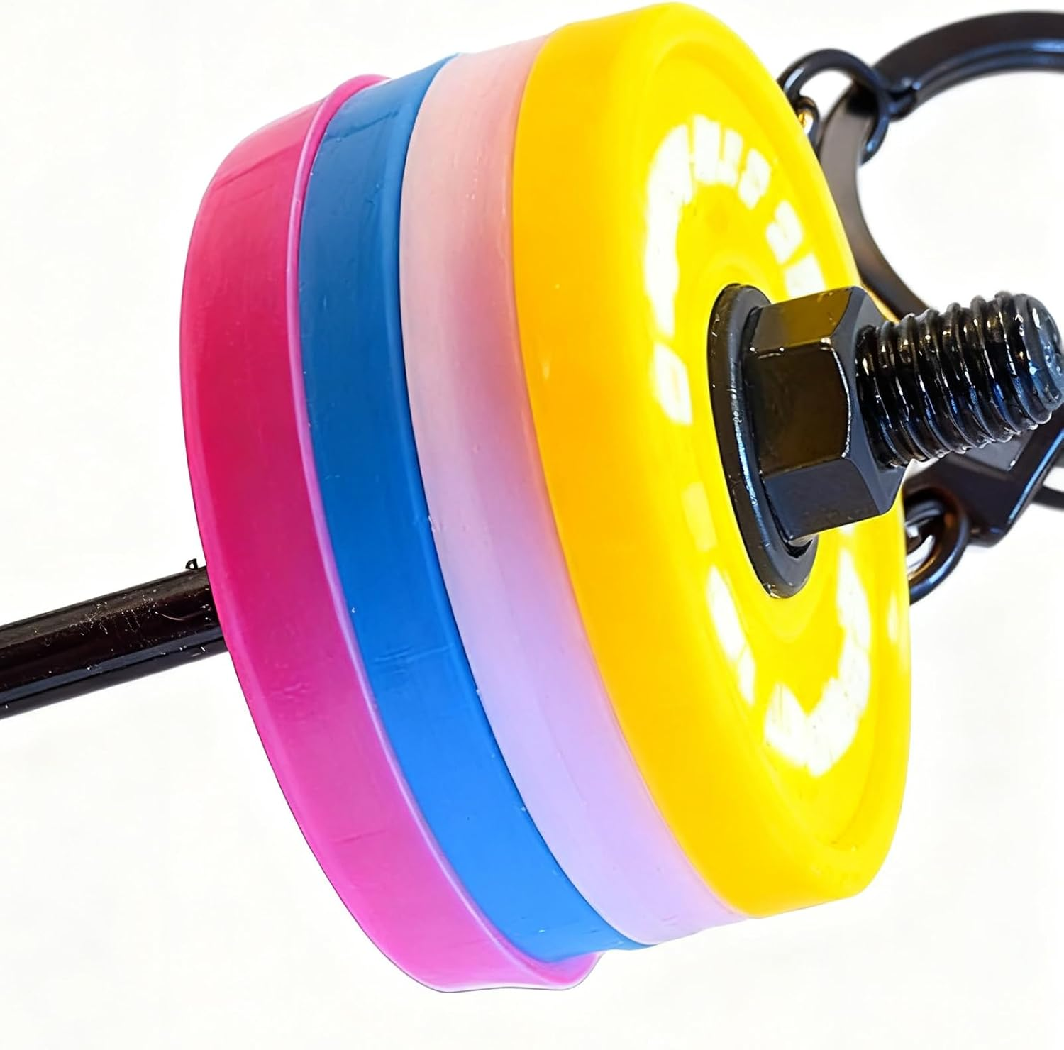 Walopola Mini Dumbbell Keychain - Detachable Dumbbell Charm - Decorative Bag Charm,For Women, Bag Backpack Purse Wallet, Motivation Decoration - A image number 3