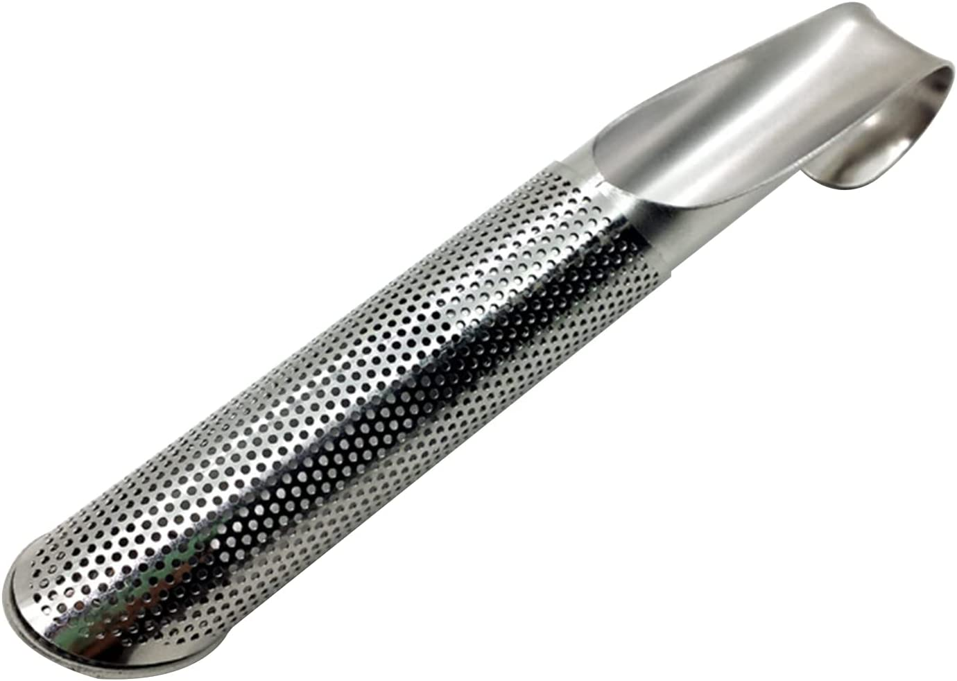 Tongke Stainless Steel Tea Strainer Tea Infuses, Long-Handle Tea Filter Stick, Pipe Tea Strainer for Loose Tea, Rose, Spices
