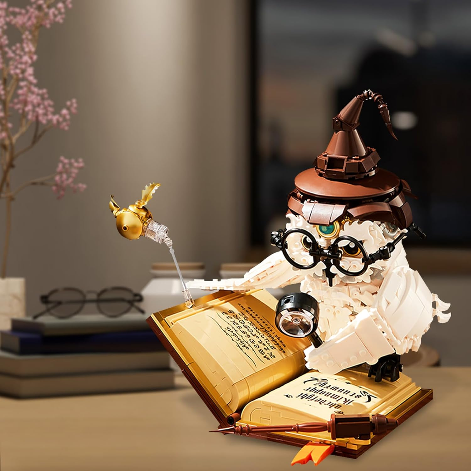 Owl Animal Building Set Magic HP Collection Model Compatible with  Sets for Adult Bird Building Toy Birthday Halloween for Kids Boys Girls Ages 8+ (1162 PCS) image number 2