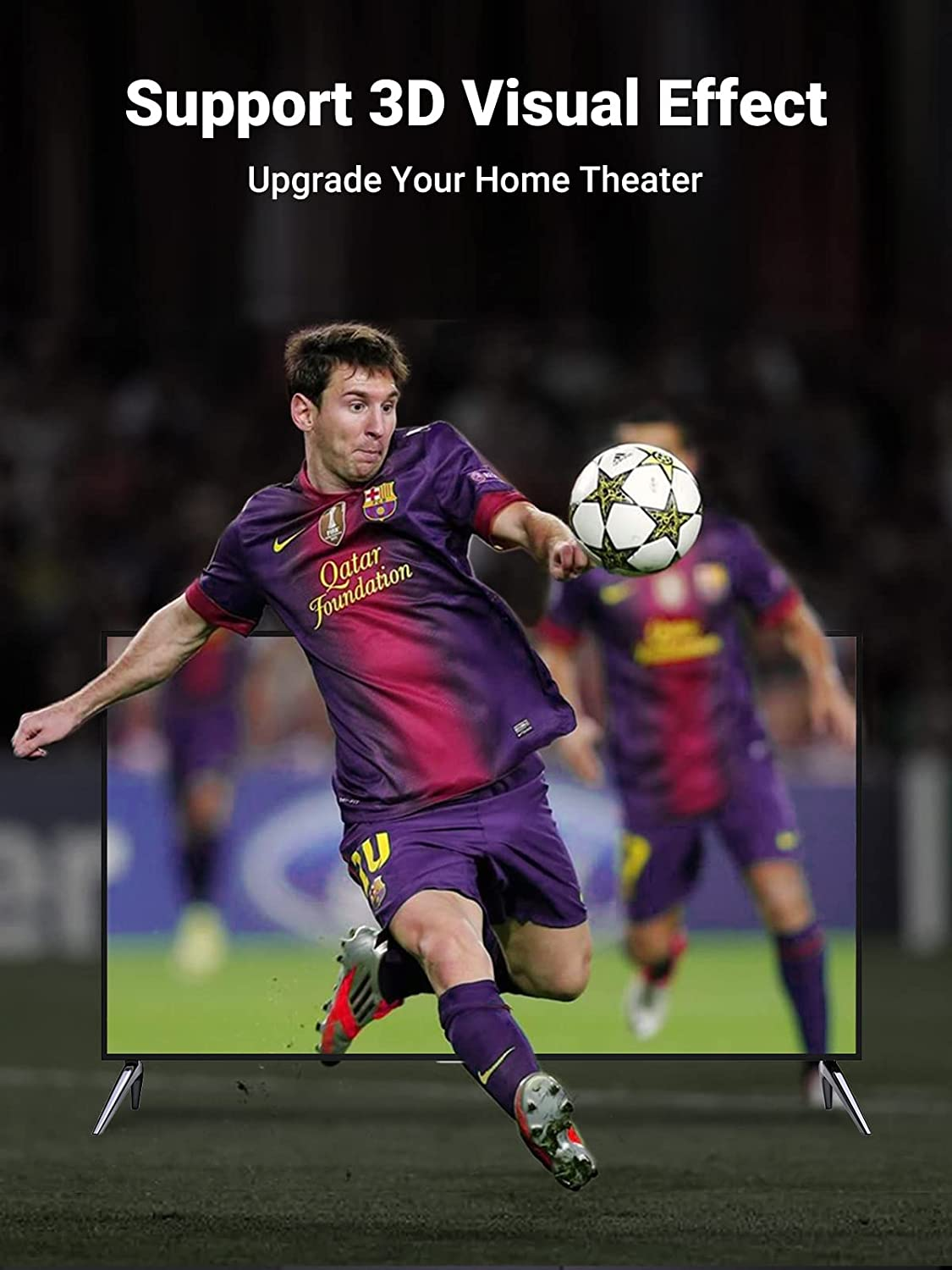 UGREEN Displayport Male to HDMI Male Cable 5M Black(10204) image number 4