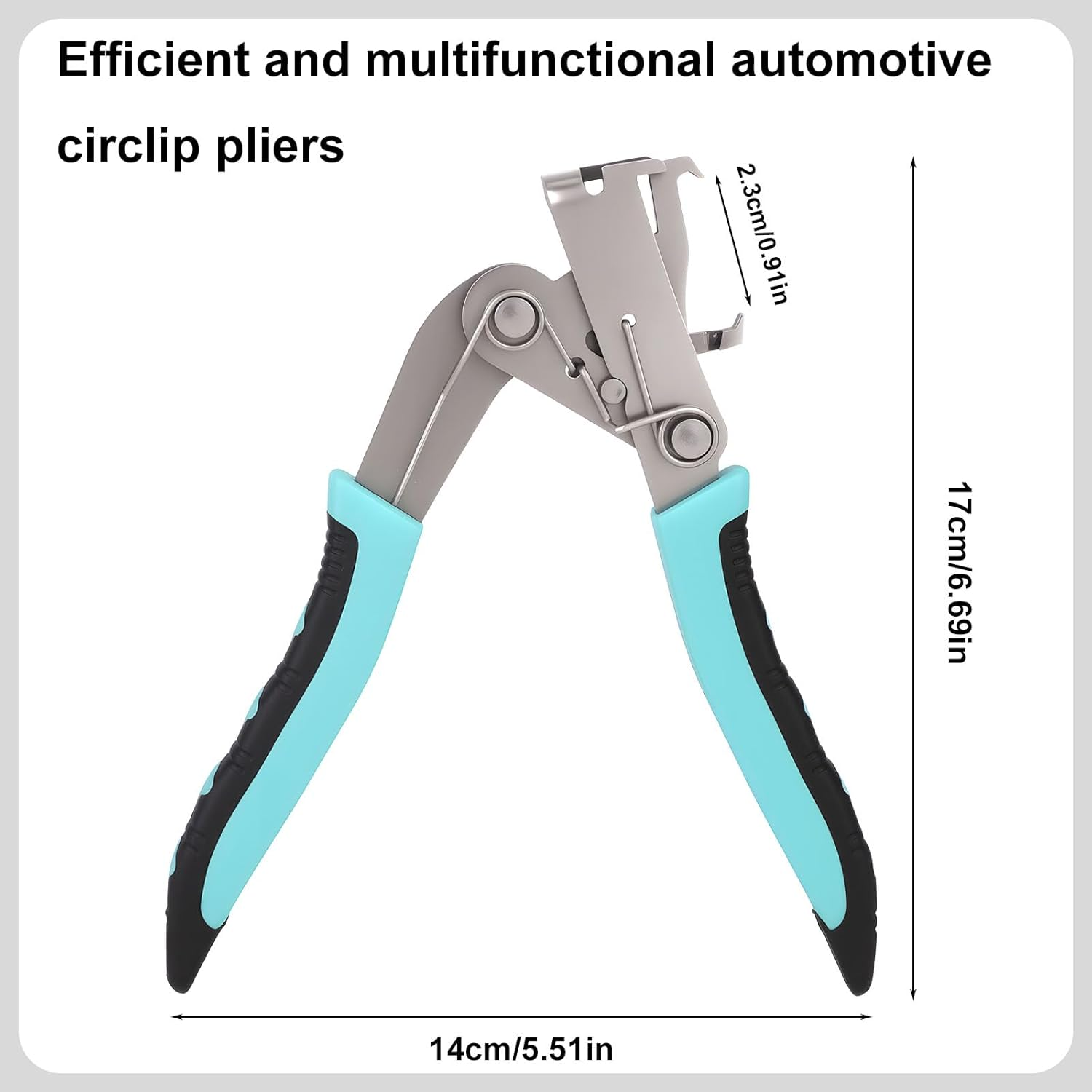 Car Clip Pliers and Disassembly Tool, Stainless Steel Multi-Functional Automotive Snap Pliers Practical Clip Removal Tool for Easy to Remove Fasteners Rivets image number 6