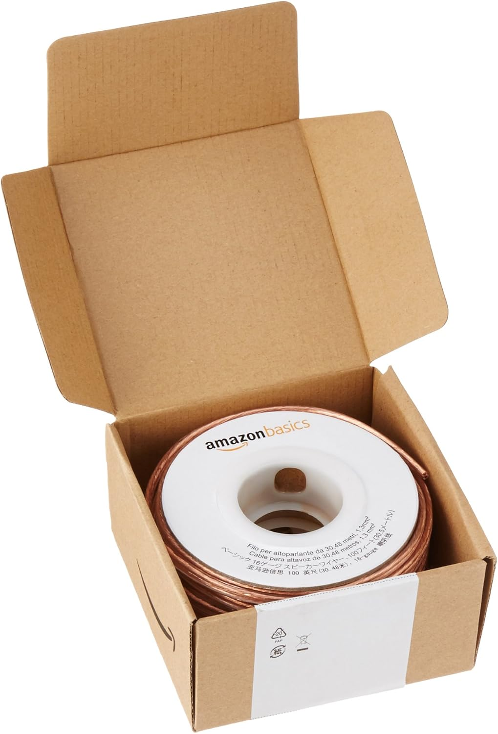 Amazon Basics 16-Gauge Speaker Wire Cable, 30.48 Meters image number 2