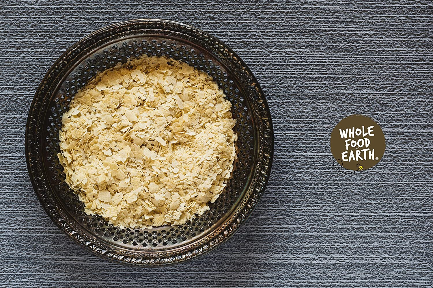 Wholefood Earth Nutritional Yeast Flakes - 500G - Fortified with B Dairy Free image number 5