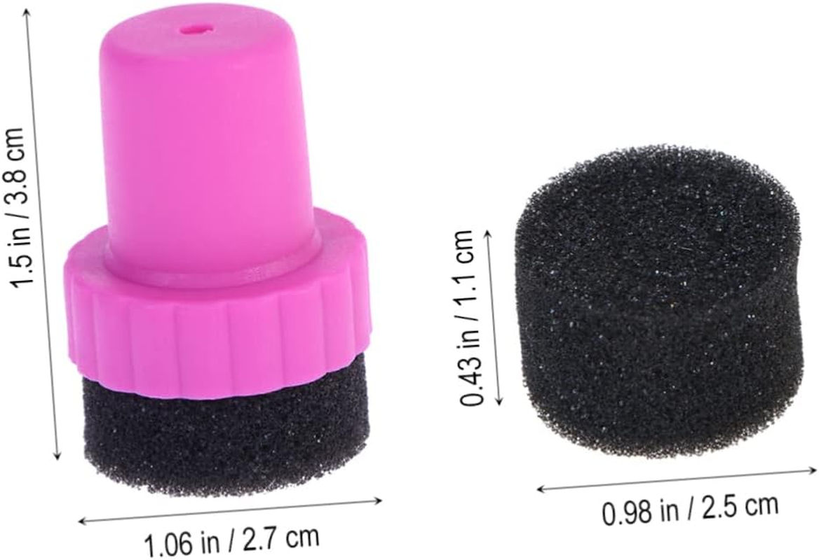 MERRYHAPY Nail Art Polish Sponge Brush Stamper Set Soft Lightweight Easy Manicure Tool for Professional Results image number 1