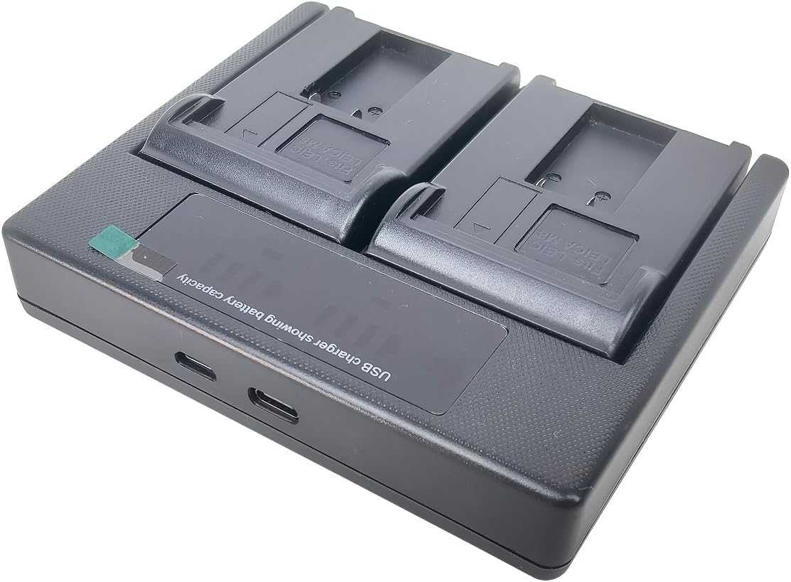 Dual USB Battery Charger for LEICA BM8 M-8 M8 M8.2 M9 ME M-E 14464 BLI-312 Digital Camera