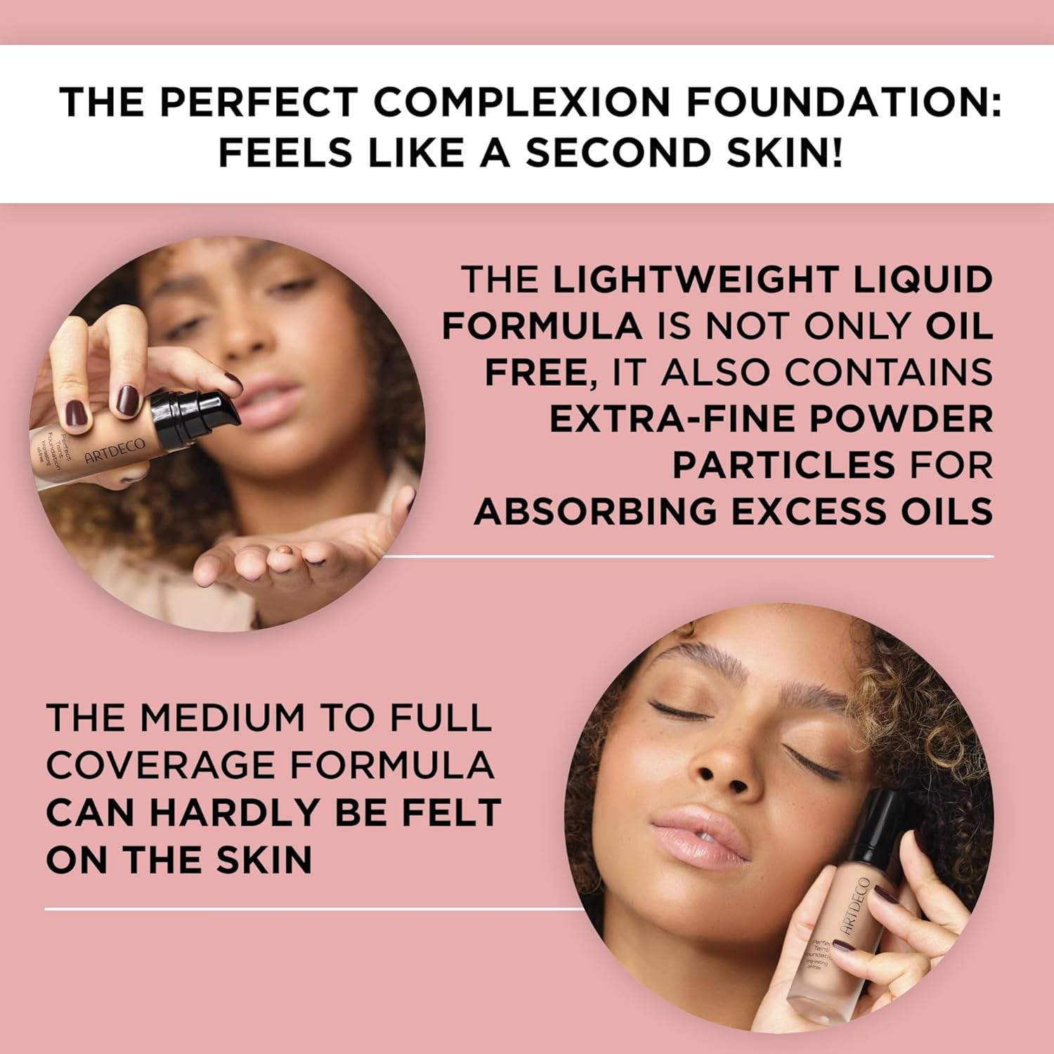ARTDECO Perfect Complexion Foundation - Long-Lasting Liquid Foundation without Oil and without Mask Effect - 1 X 20 Ml image number 3