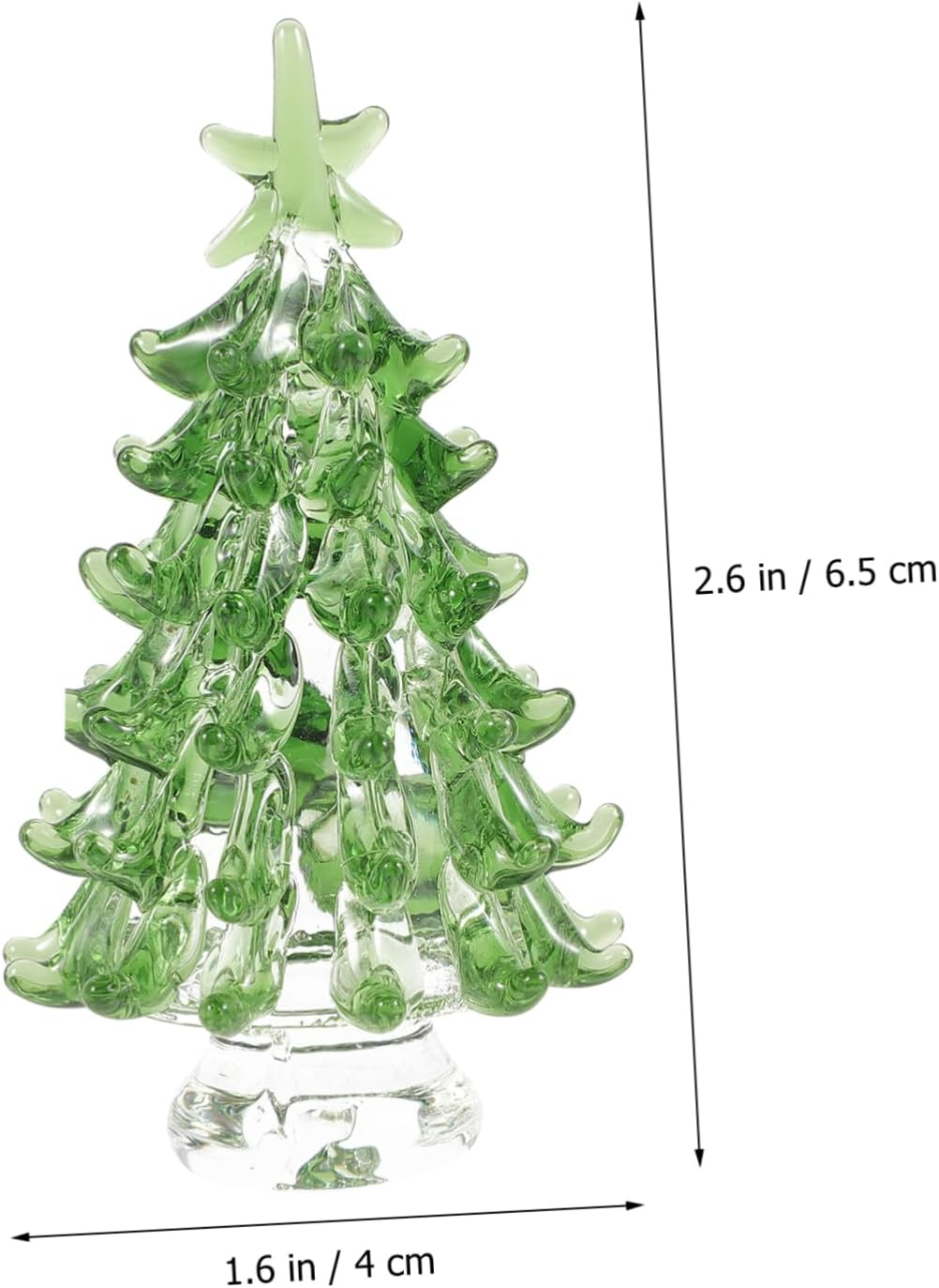 SHOWERORO Pop up Christmas Tree Lights Crystal Mini Xmas Trees Home Decor Desktop Christmas Ornaments image number 1