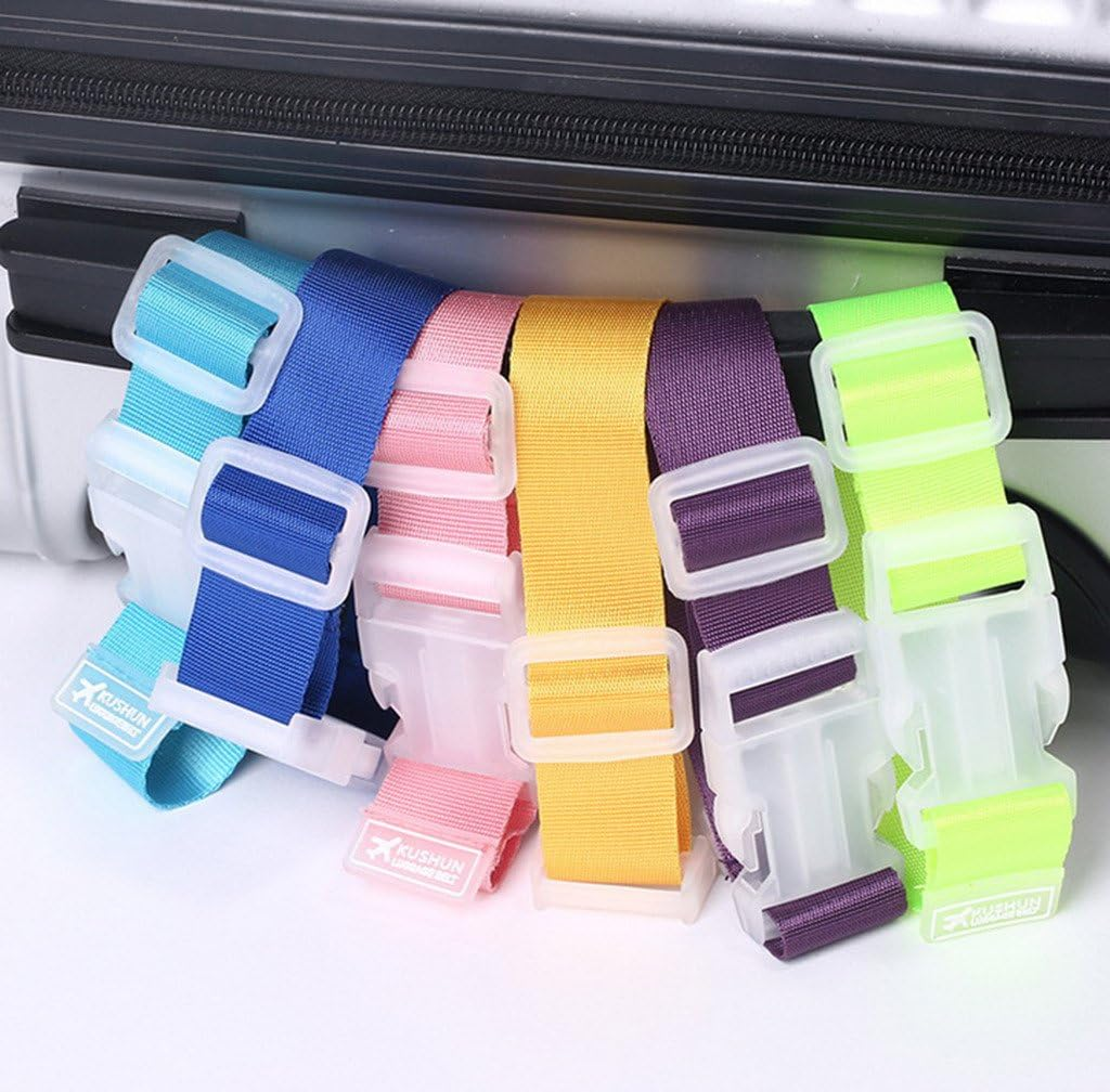 COMVIP Nylon Add-A-Bag Luggage Strap Belt Suitcase Travel Accessories Green image number 3