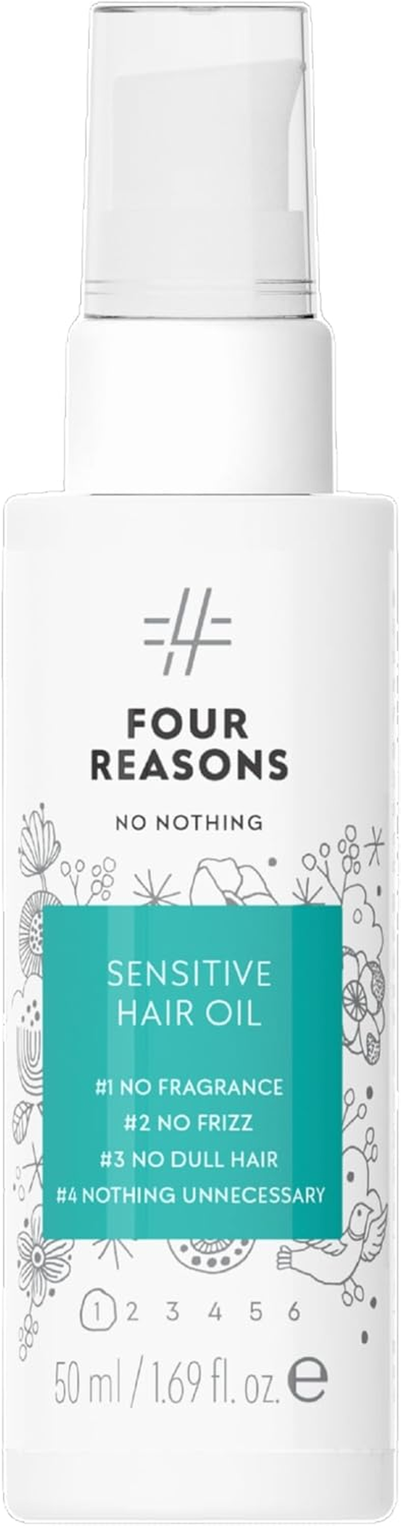 No Nothing Hair Oil - Weightless Vegan Hair Serum for Curly, Frizzy, Damaged or Dry Hair. Smoothing anti Frizz Hair Care Control Products. Paraben and Sulphate Free, Fragrance-Free image number 2