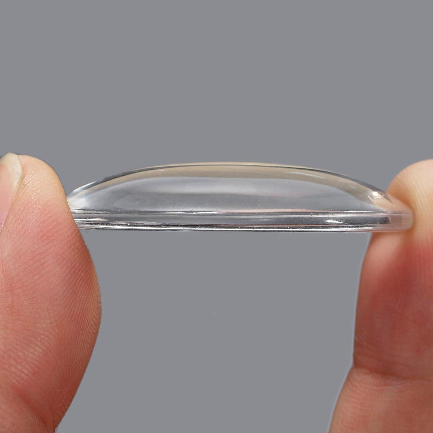 Dophee 10Pcs Oval Glass Cabochons, 40X30Mm Flat Back Clear Dome Tiles Cabochon, Dome Bead Cameo Cabochon Tile for DIY Craft Photo Pendants Rings Necklace Jewelry Making image number 6