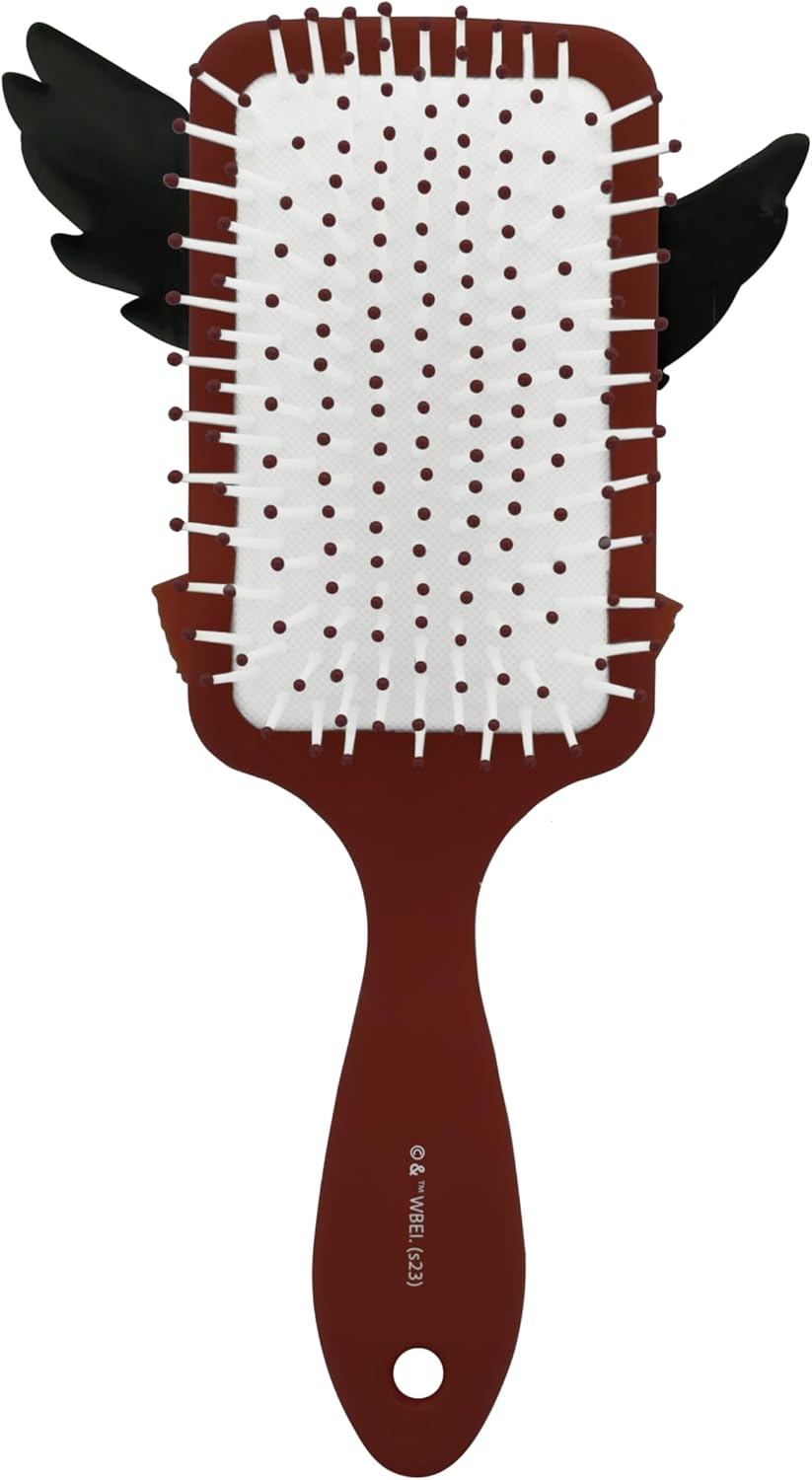 Harry Potter - Pneumatic Hairbrush - Paddle Brush, All Hair Types - Official Hogwarts School Accessory - Edwige