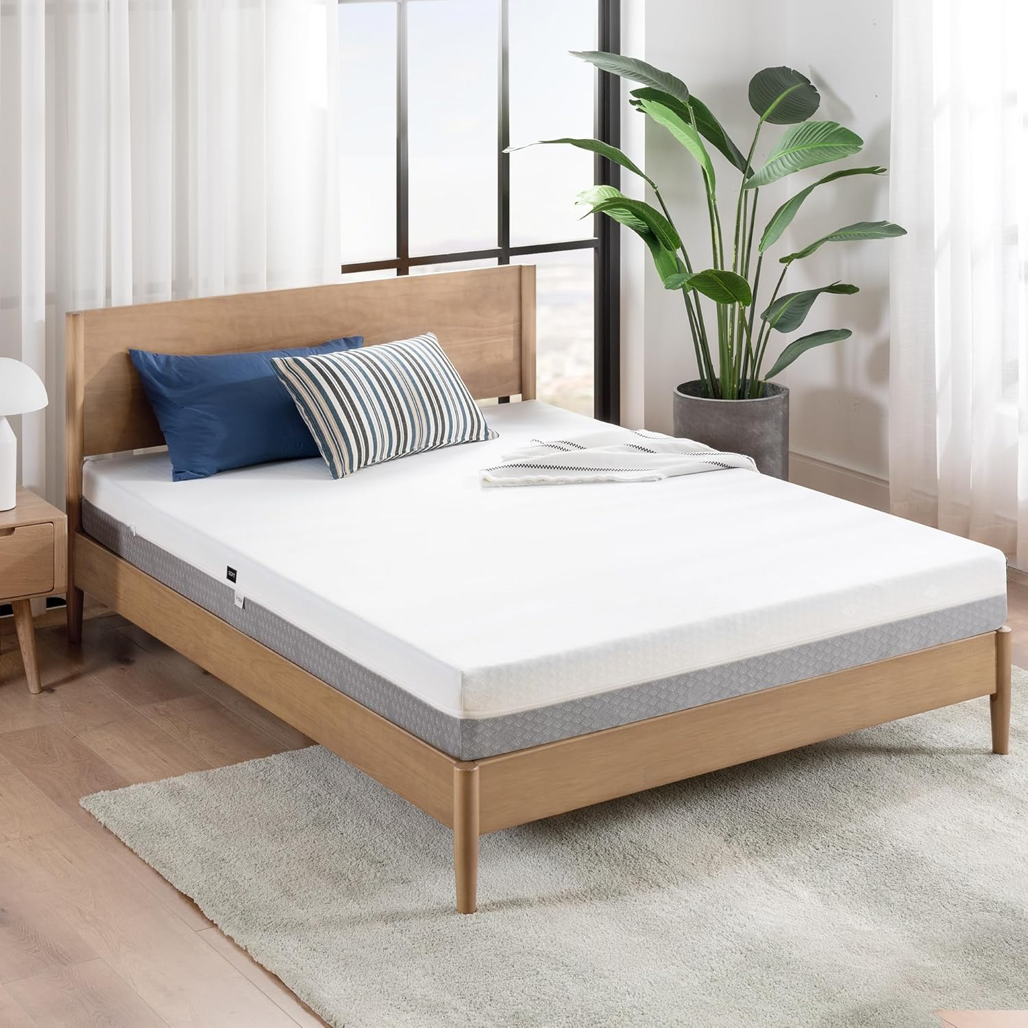 Zinus Cooling Gel Double Memory Foam Mattress, Flippable Bed, Plush & Medium Comfort, Two-Sided Mattress image number 6