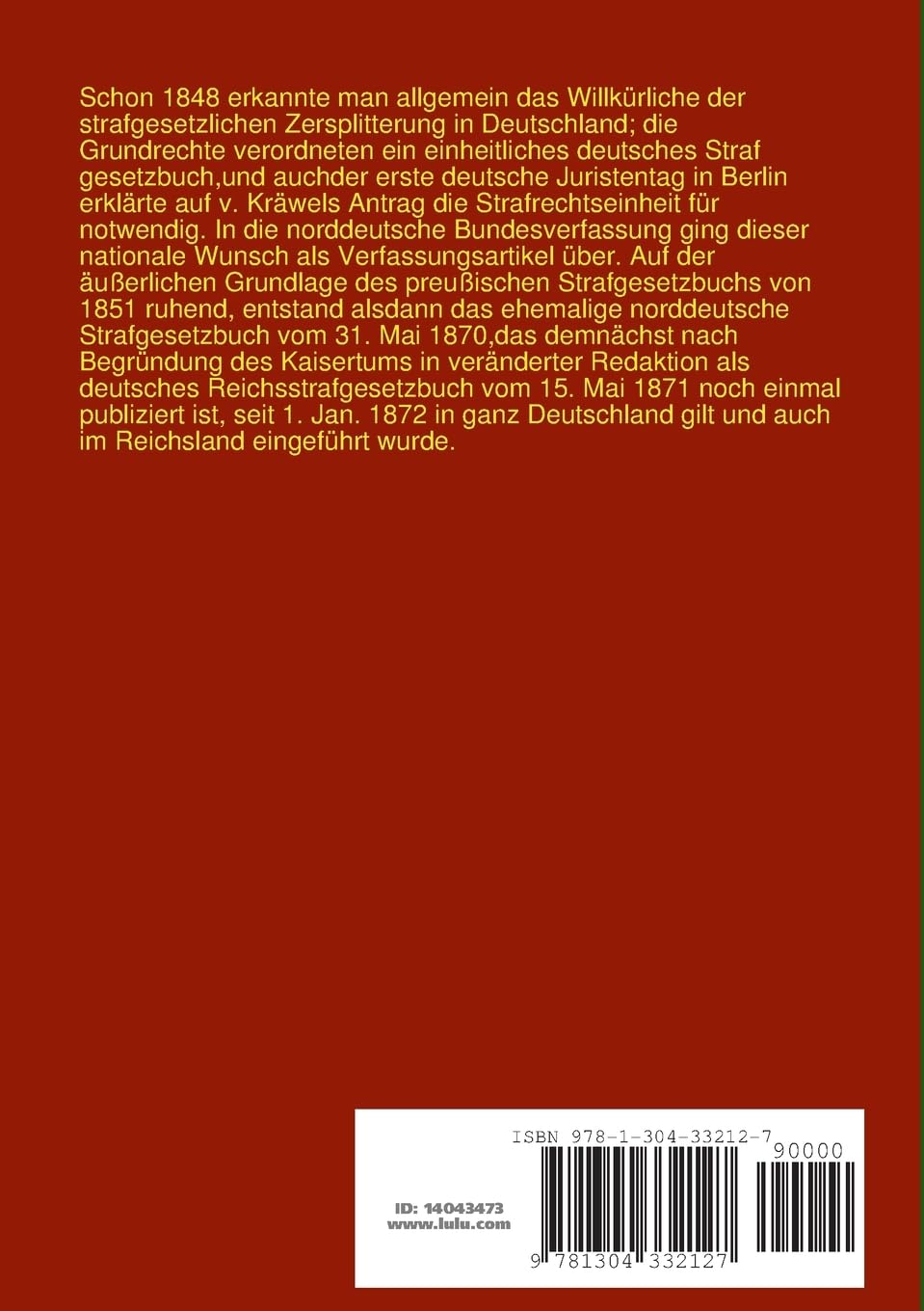 Reichsstrafgesetzbuch 1871