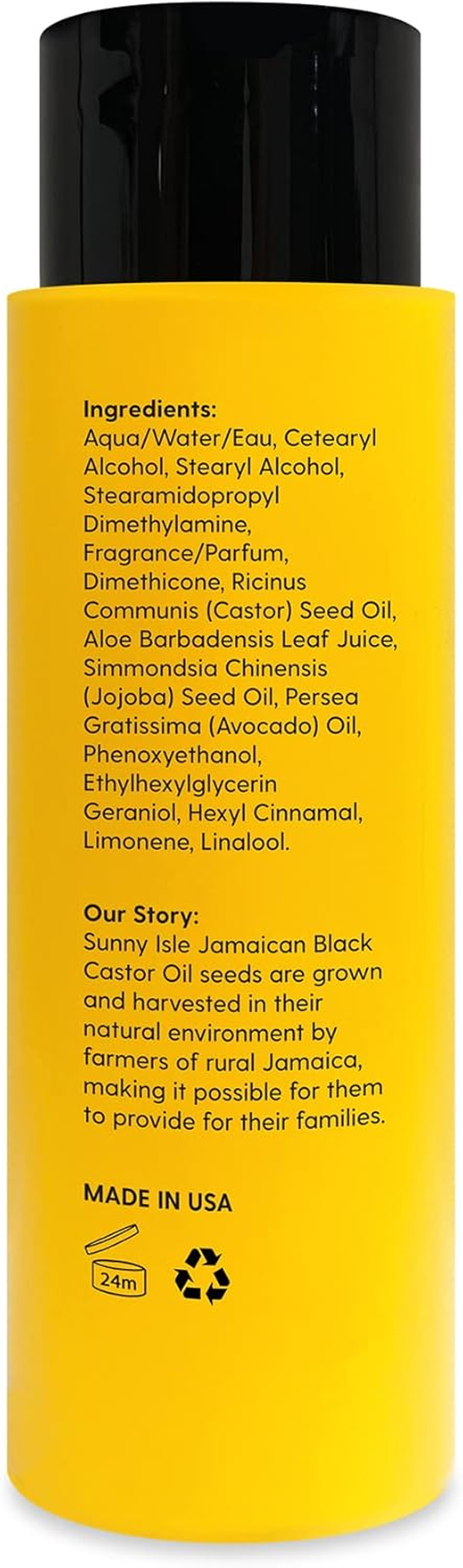 Sunny Isle Kids Care Extreme Hydrating Conditioner 12Oz | Gentle Care Coils, Waves & Curls | Jamaican Black Castor Oil Infused | Sulfate & Paraben FREE image number 6