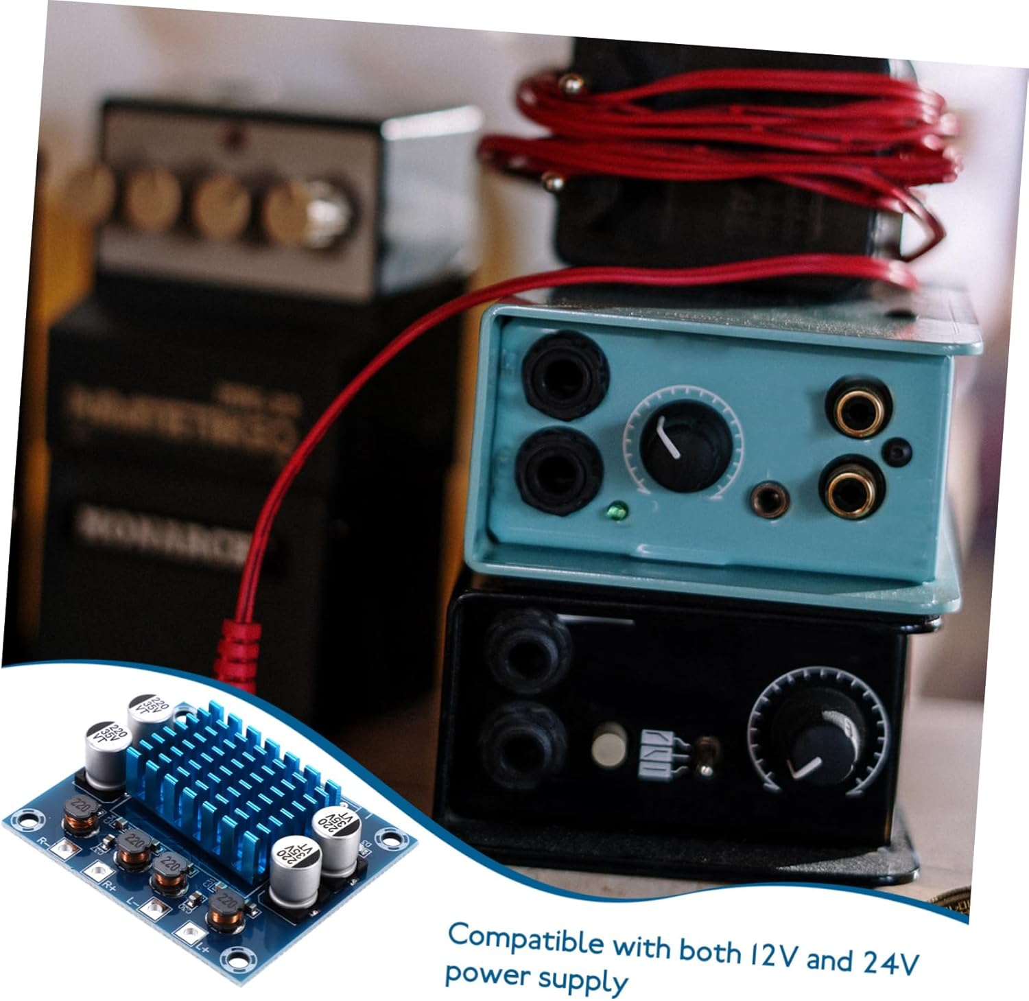 QUMIIRITY 30W Stereo Amplifier Board DIY Audio Amplifier Module High Power Audio Component for Home Theater