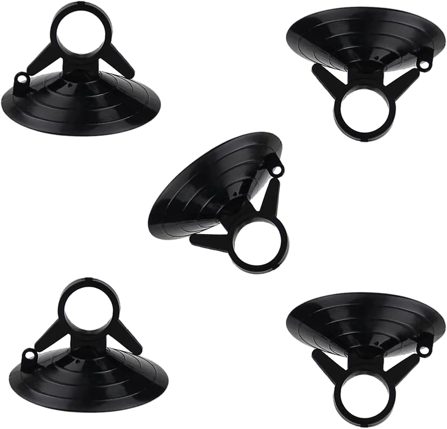 20PCS 45Mm Suction Cup Car Glass Windshield Sunshade PVC Sucker Automotive Glass Suction Cup Black (White)
