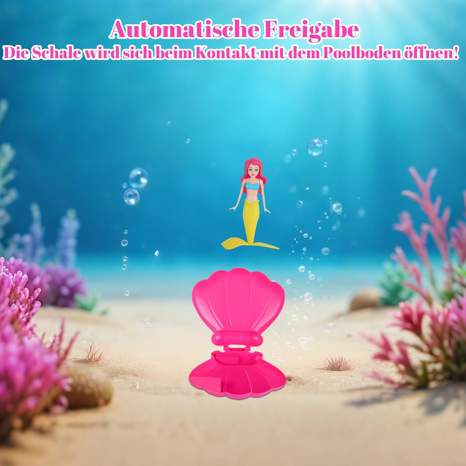 Mermaid Pool Toy 3 Pcs image number 1