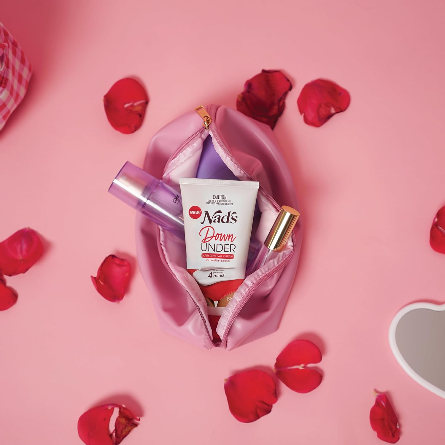 Nad'S down under Cream for Women, Intimate Hair Removal Cream 150 Ml image number 1