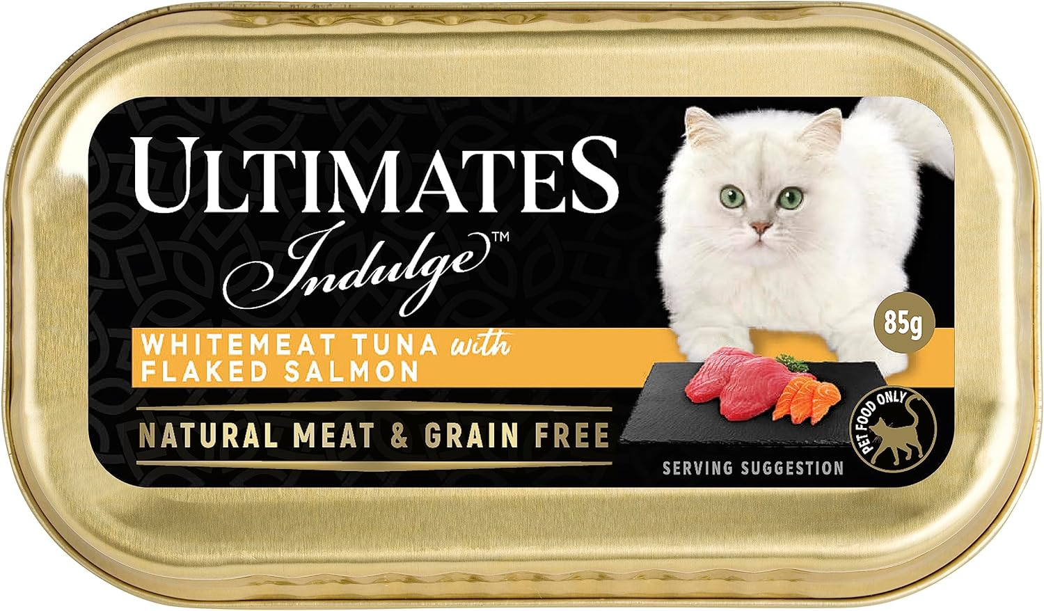 Ultimates Cat Pet Food Whitemeat Tuna with Flaked Salmon, Adult, 80 X 85G, 80 Piece image number 2