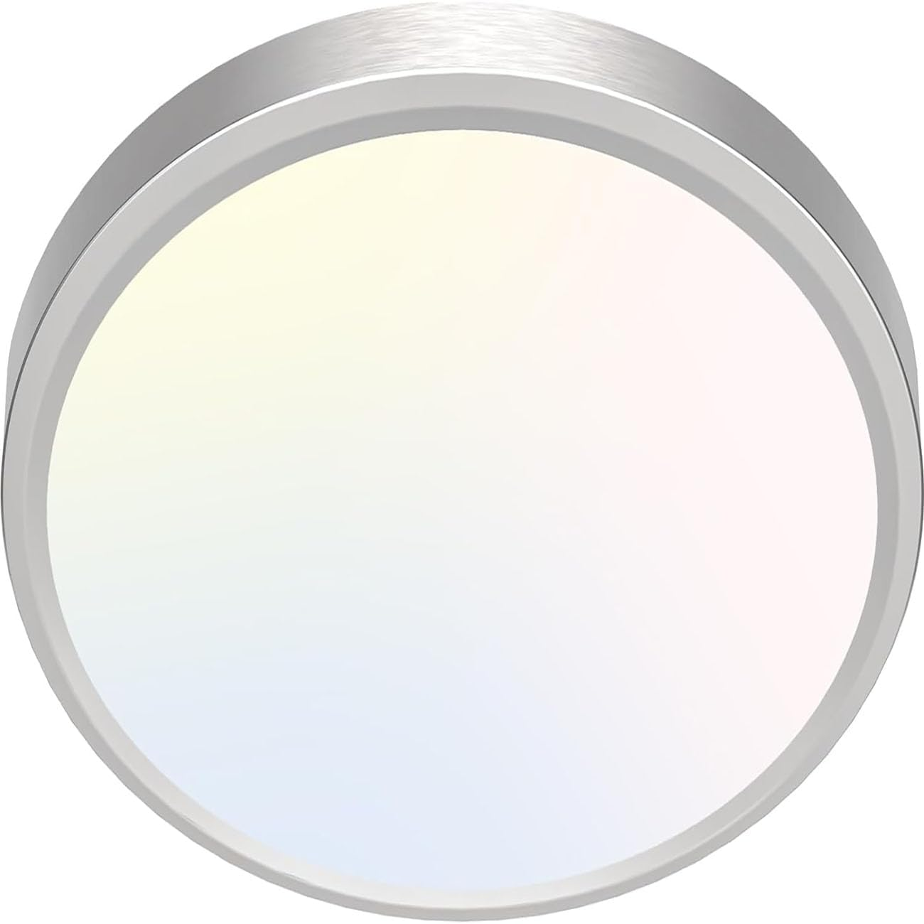 2 PCS LED Ceiling Light Fixture, 12 Inch 24W LED Flush Mount Ceiling Light 3000K/4000K/5000K Warm Neutral White Bright Ceiling Light Fixture for Bedroom Kitchen Hallway image number 1