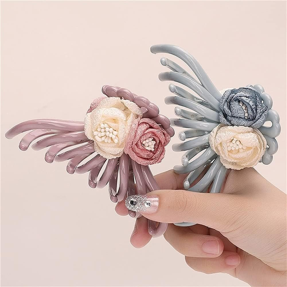 Crystal Hair Accessories,Clips Hairpins,Clip Plate,Hairpins for Women Hair Clips for Hair Women Claw Clip Barrettes Girls Hair Accessories (Color : Blue) image number 1
