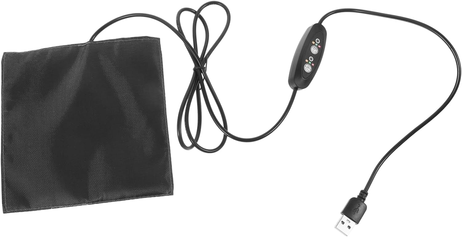 DOITOOL USB Heating Pad for Small Pets Carbon Fiber Thermal Mat for Hamsters Reptiles Birds and Rabbits Portable Lightweight Pet Heat Cushion for Winter Warmth image number 2