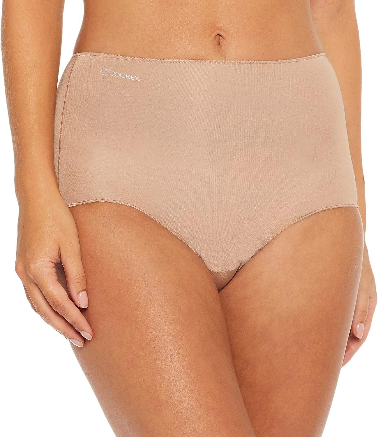 Jockey Women'S Underwear No Panty Line Promise Full Brief, Flesh, 10