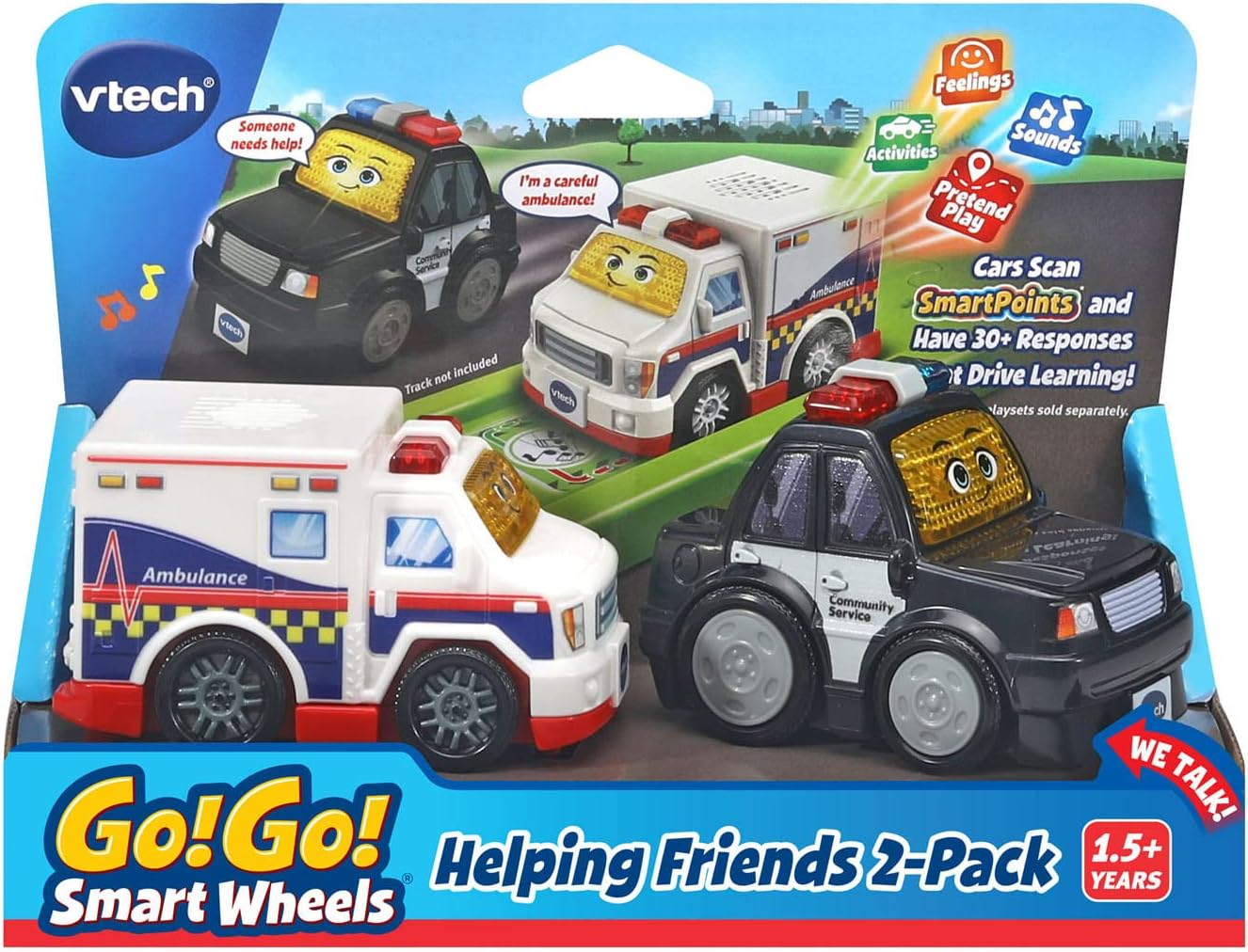 Vtech Go! Go! Smart Wheels Helping Friends 2-Pack image number 2