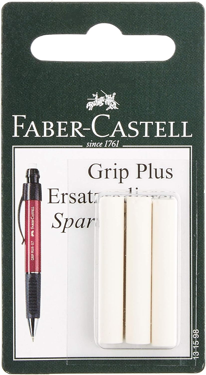 Faber-Castell Zapasowe Gumki Do Ol&oacute;wk&oacute;w Automatycznych Grip 3 Sztuki