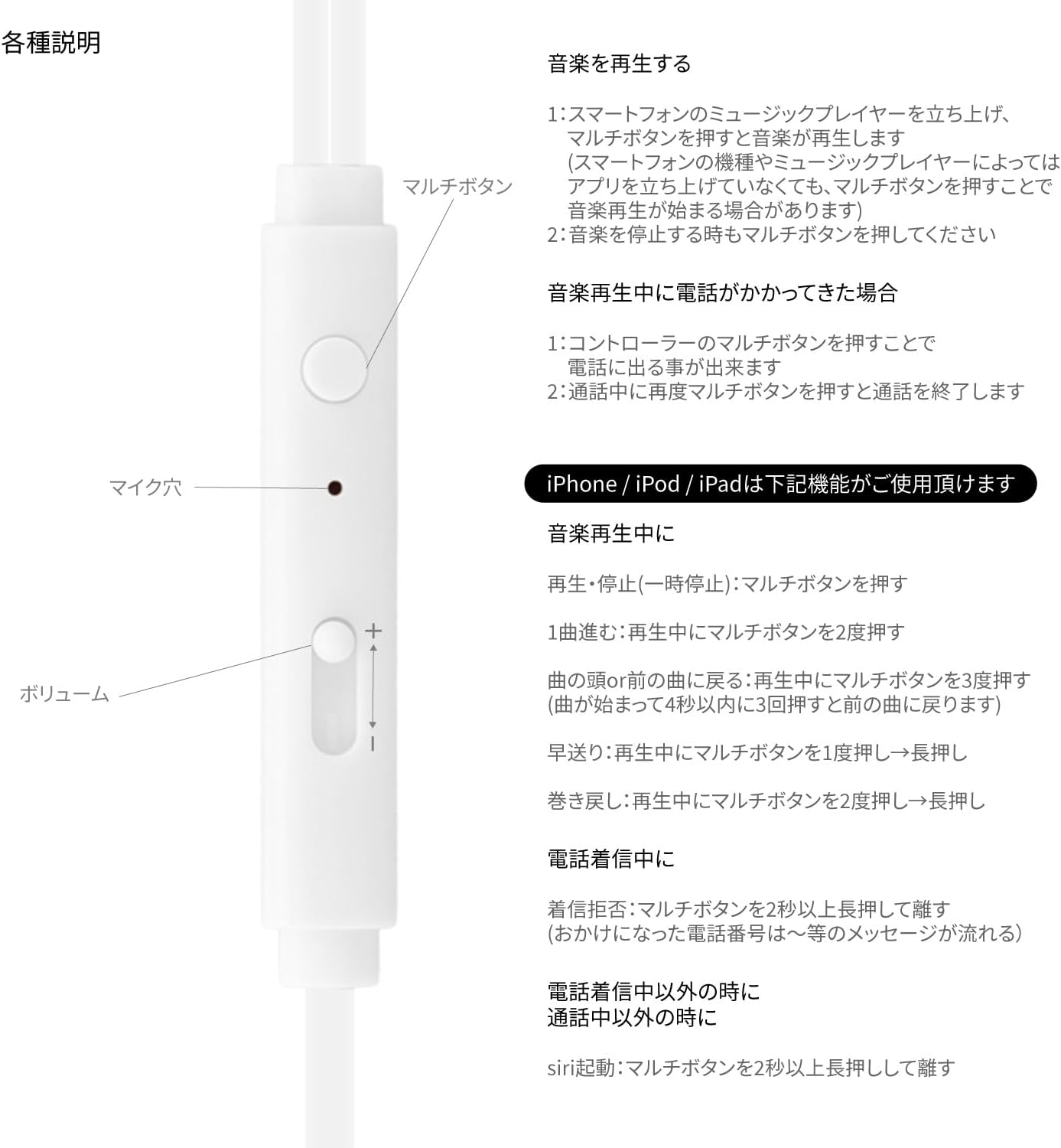 Gourmandies Sanrio Characters with Remote Control Microphone USB Type-C Stereo Earphones Hello Kitty SANG-557KT image number 2