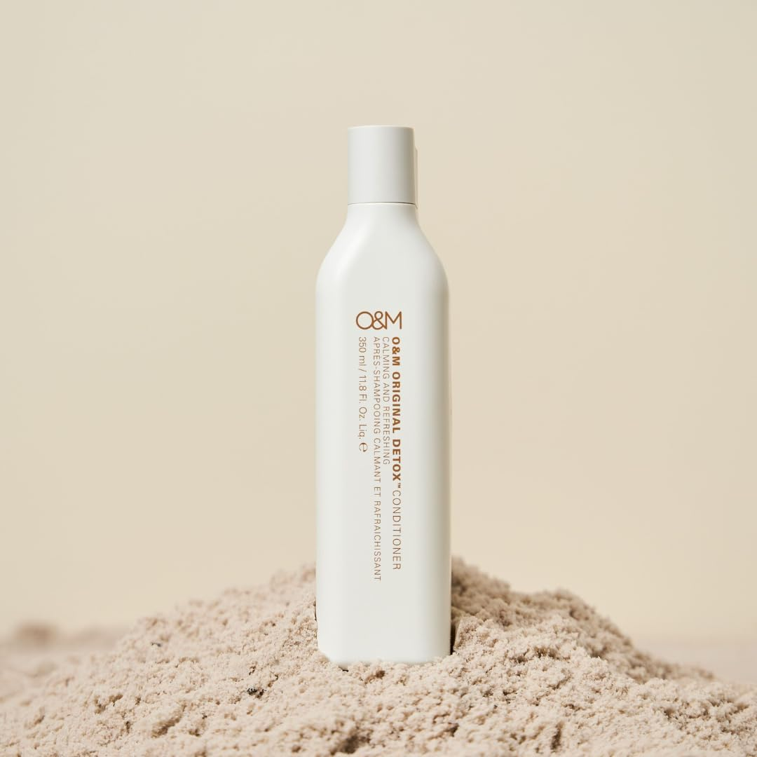 O&M Original Detox Conditioner - 350Ml - Colour Safe, ​​Clean from Sulfates, Parabens, Silicones, MIT, Phthalates, Triclosan, Propylene Glycol & Gluten, PETA Certified & Vegan, Australian Made, PCR Packaging image number 3