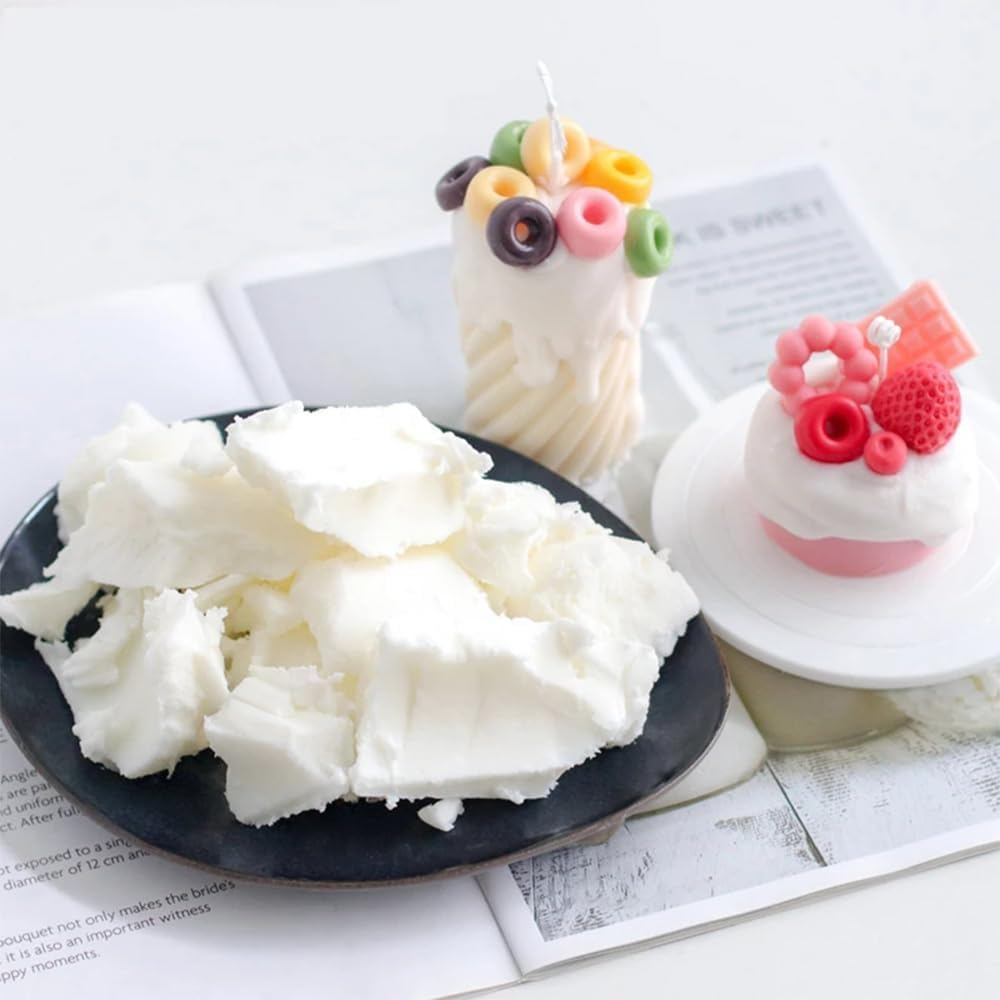 Tooget Natural Coconut Wax 14 Oz - DIY Handmade Scented Candle Making Supplies Pure White Coconut Wax, Melting Point 41&deg;/ 106&deg;F image number 1