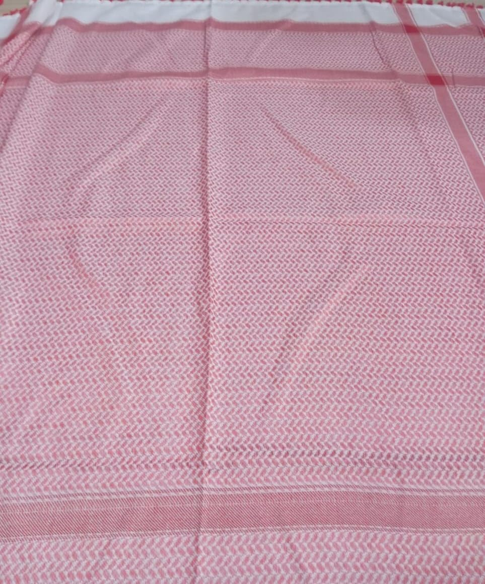 FOTN Adult Men Arab Head Scarf Keffiyeh Middle East Desert Shemagh Wrap Muslim Headwear Arabian Costume Accessories image number 1