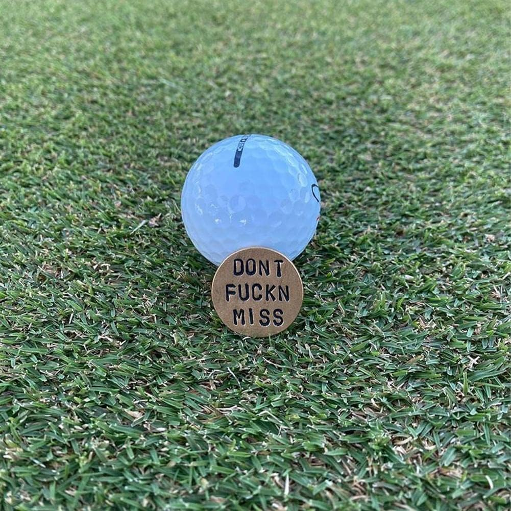 BWESOO Adult Humor Novelty Golf Ball Markers Funny Golf Ball Marker for Men with Funny Words Unique Golf Gag Gifts for Men or Women Golfers,On-Course Accessories,Golf image number 5