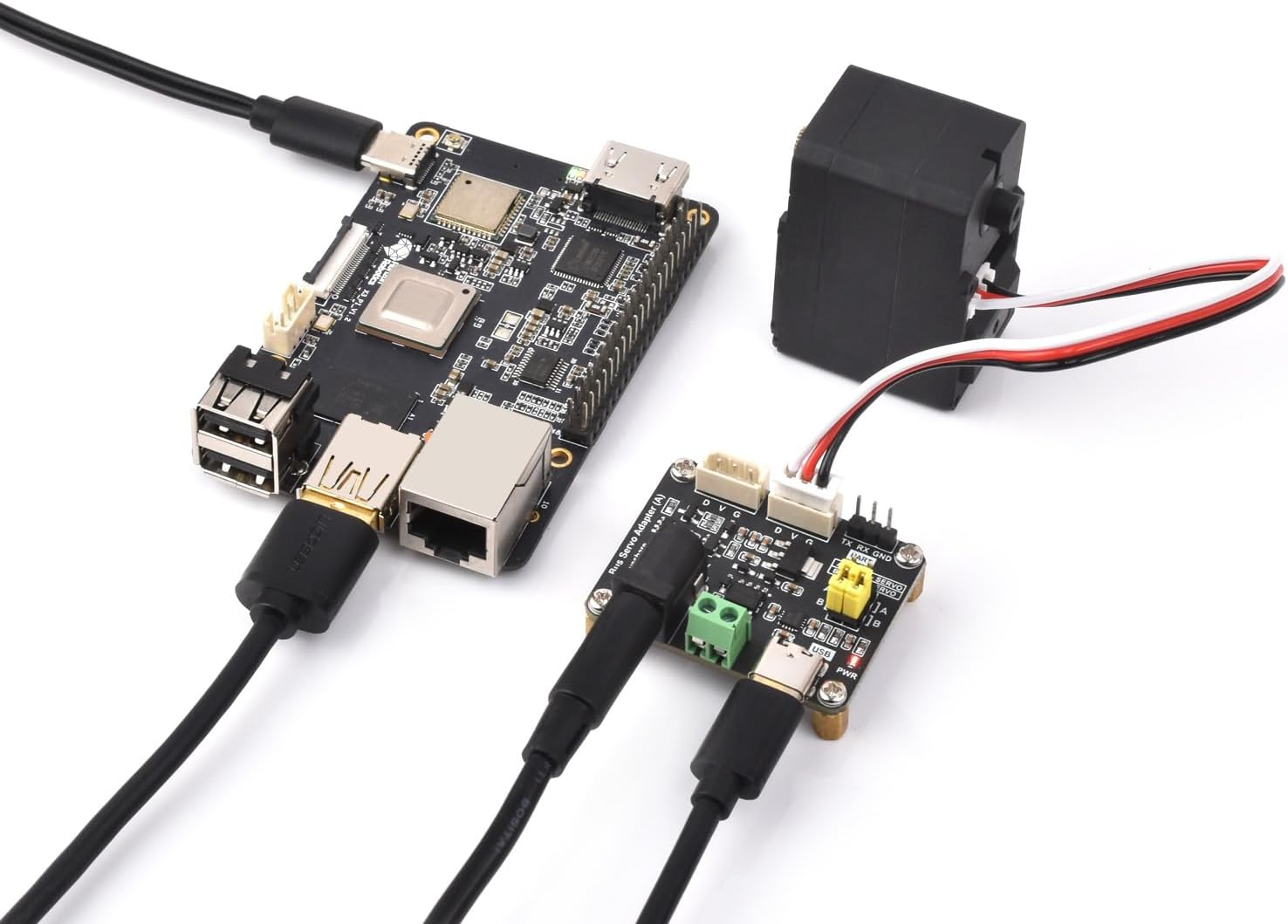 Waveshare ST/SC Serial Bus Servo Driver Board - Supports UART & USB Control, Powers up to 253 Servos, 42Mm X 33Mm, Mini ITX Motherboard image number 6