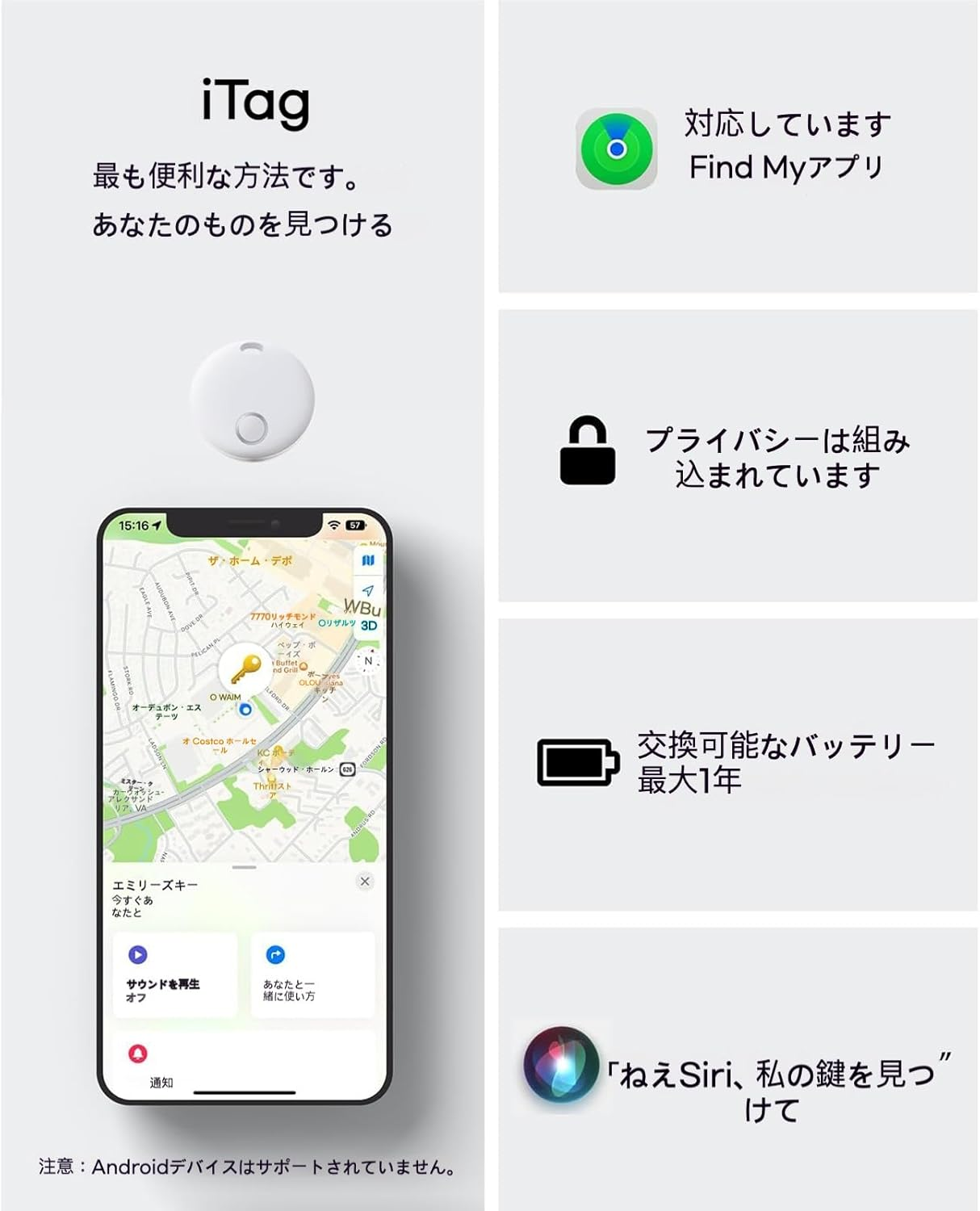 Tracker Tags-1 Pack, Smart Tag Luggage Tracker Works with Apple Find My (Ios Only), Waterproof Tracking Tags Item Finder for Keys, Luggage, Backpack, Wallet image number 6
