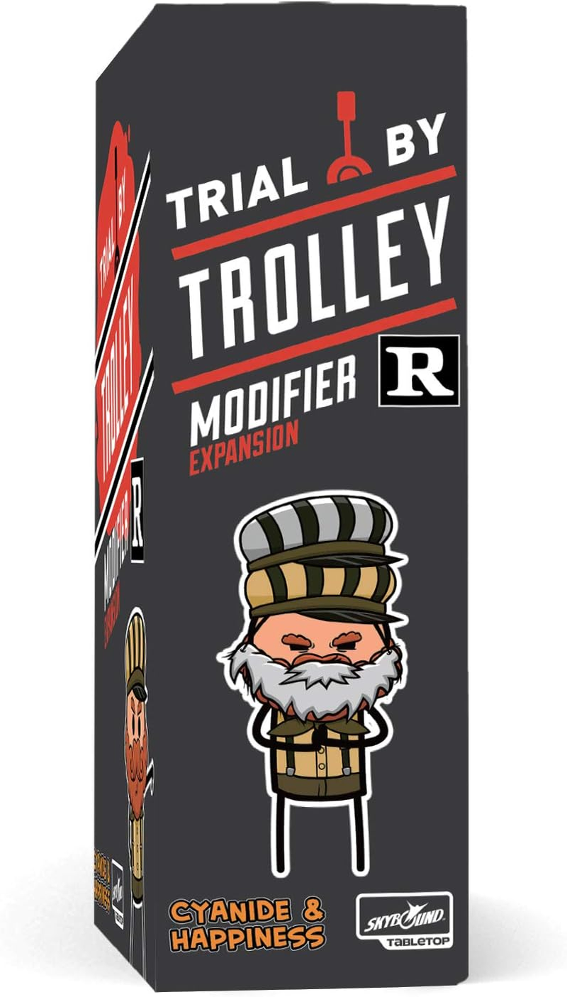 Skybound, LLC Trial by Trolley R Rated Modifier Expansion Card Game, Multicolour, 1 image number 1